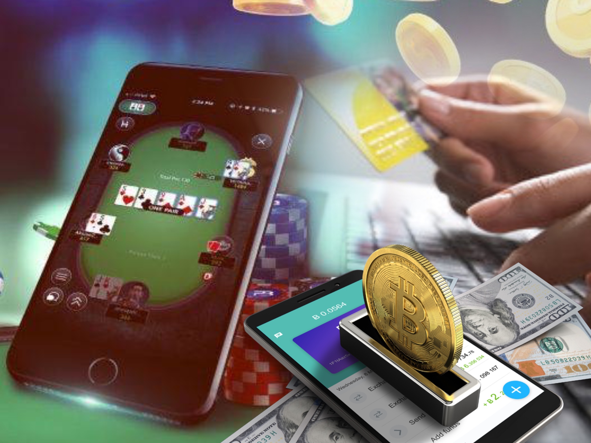 You can use these payment methods at your mobile app to make deposits and withdrawals.