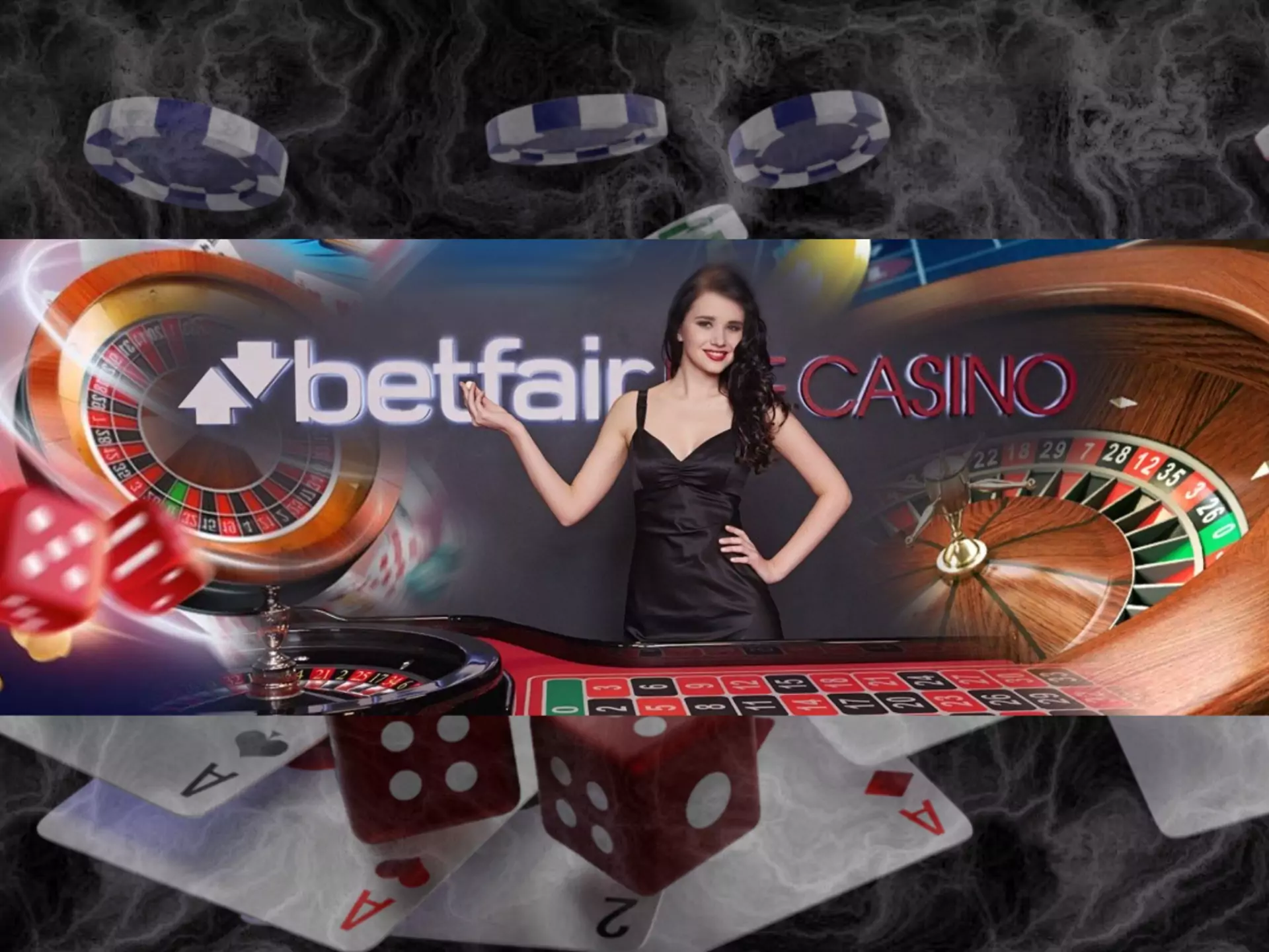 Register at Betfair and play casino games.