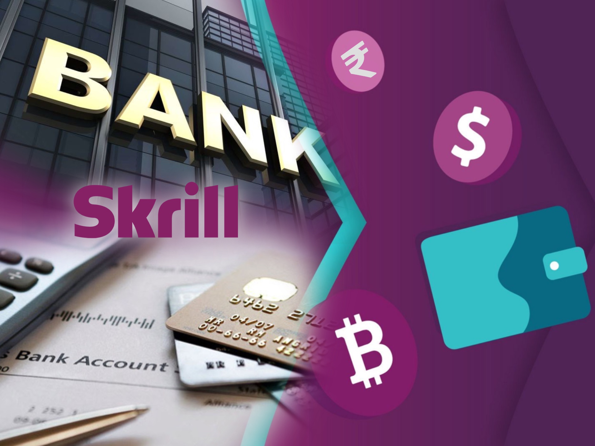 Depositing on Skrill via your bank account is easy and convenient.