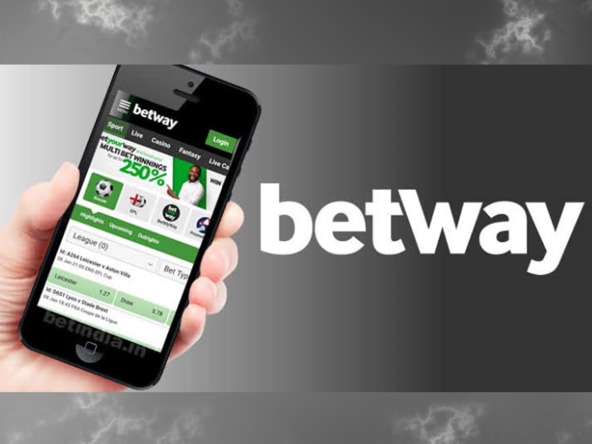 Betway allows making deposits and withdrawal via UPI.
