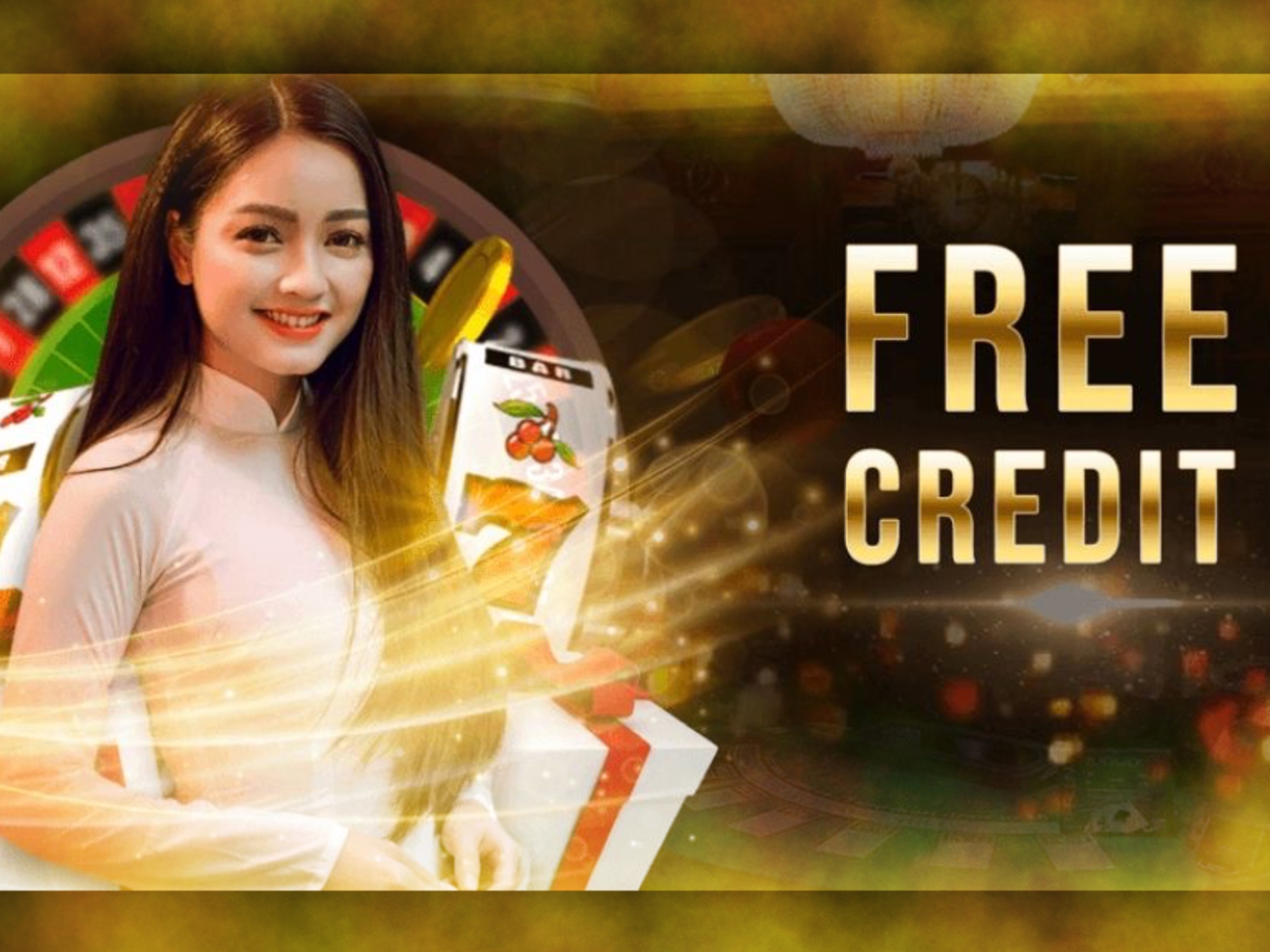 Spend you free bonus credits on whatever you want at an online casino.