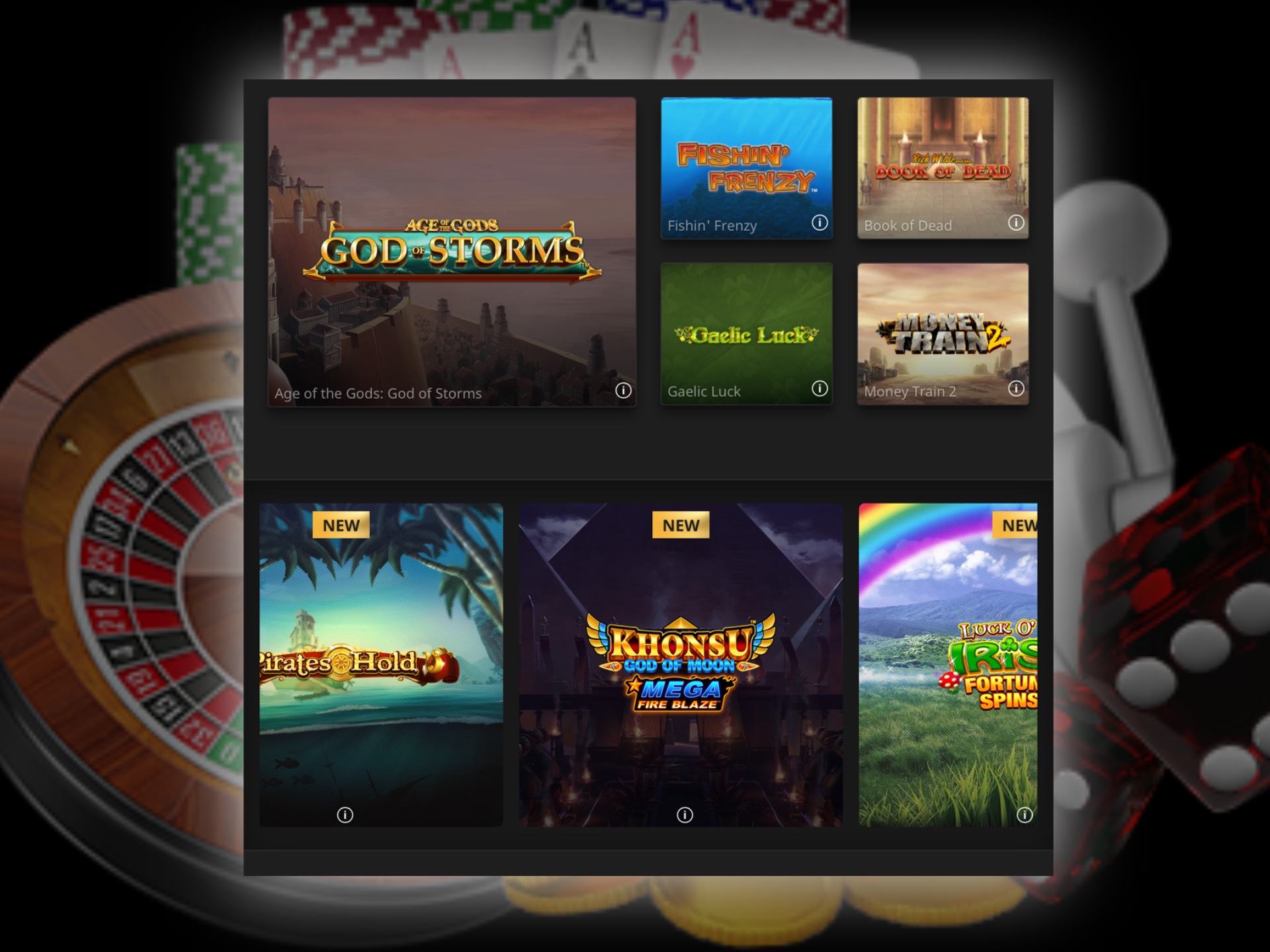 Play popular slots at Betfair Casino.