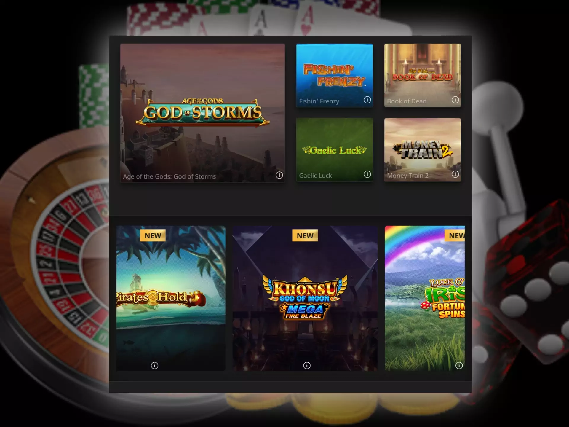 Play popular slots at Betfair Casino.