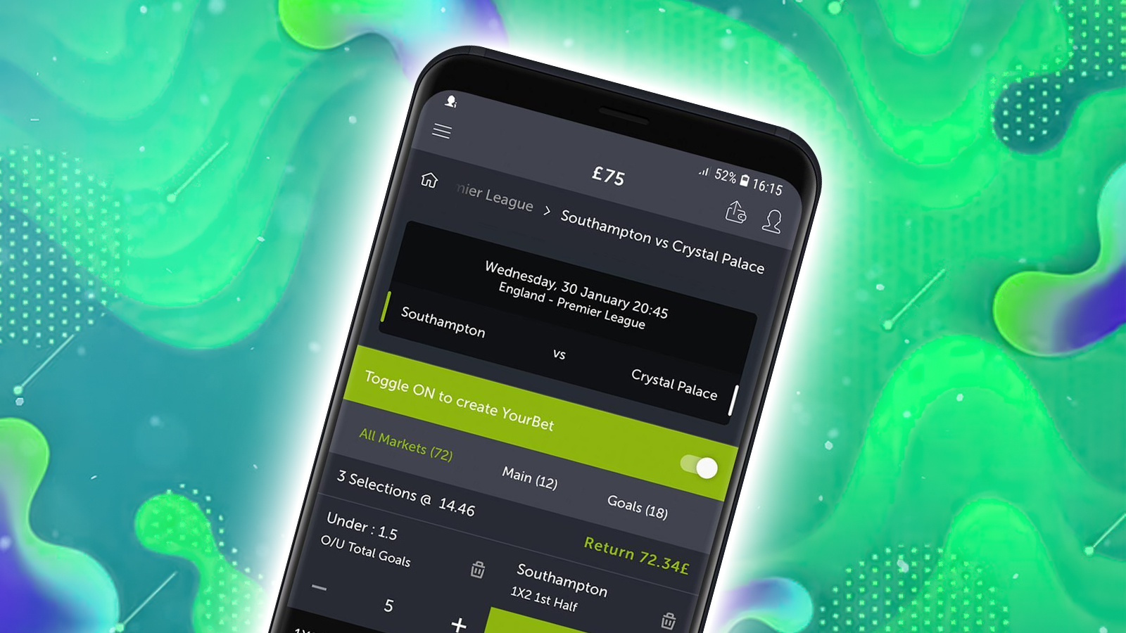 Install the Comeon mobile app on your Android or iOS phone and play casino games.