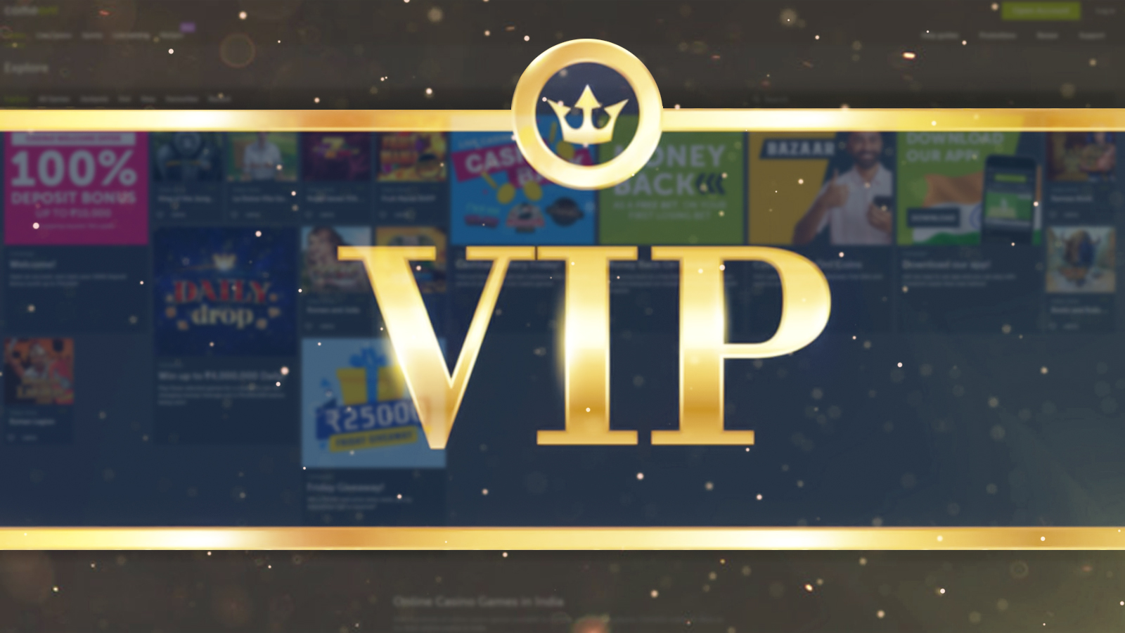 Stay loyal to the Comeon Casino, join the loyalty program and get additional bonuses.