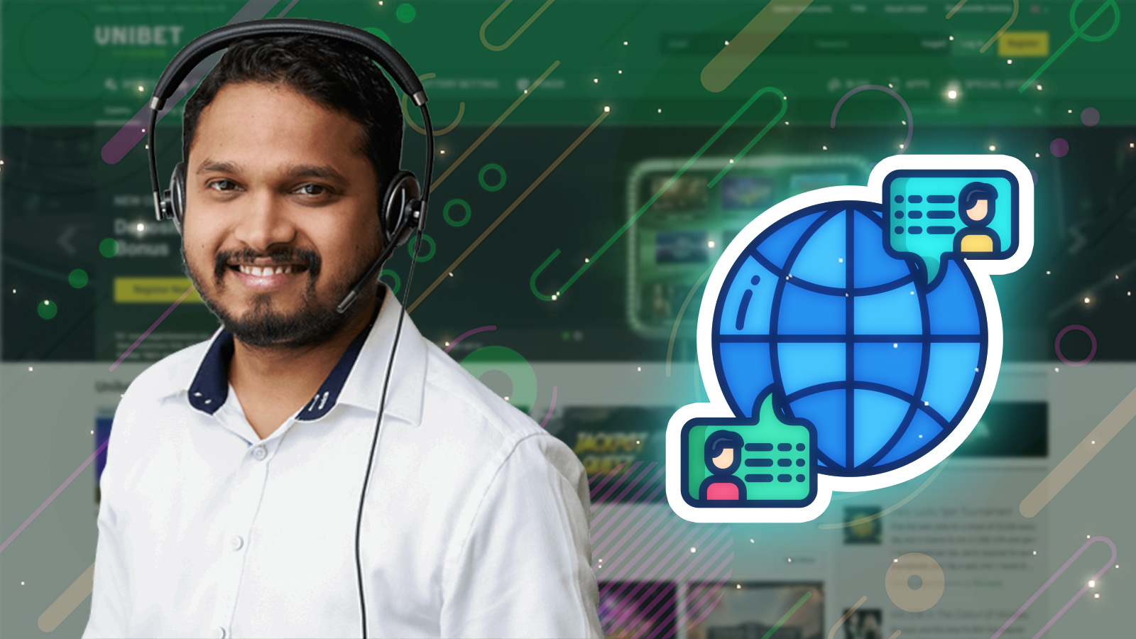 Whenever you have problems at Unibet you can contact its support team.