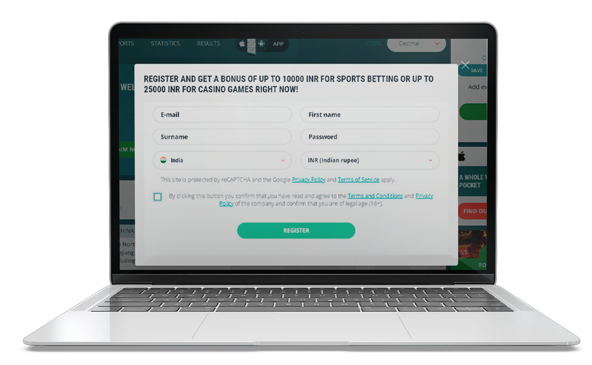 Enter only true personal information to verify your account with no problems later.