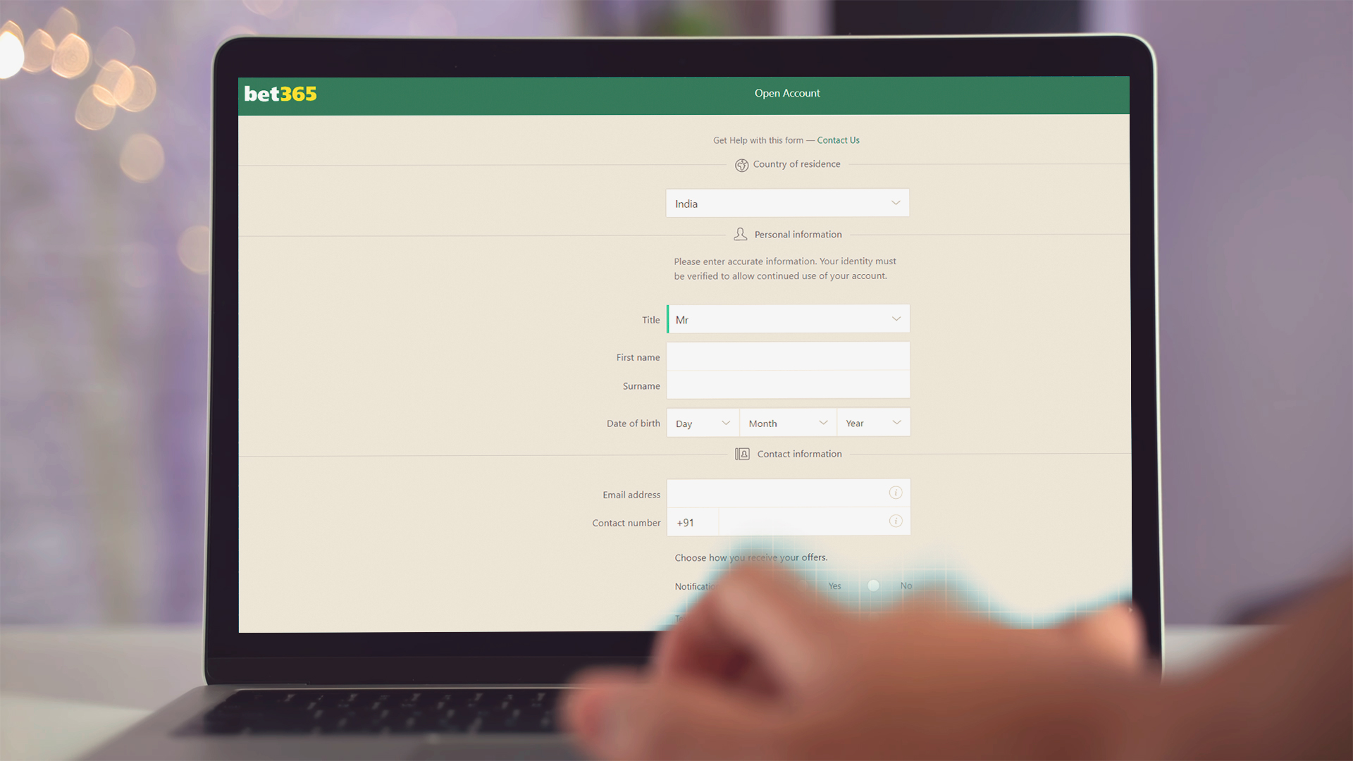 Sign up for Bet365 and make a deposit to get your welcome bonus.