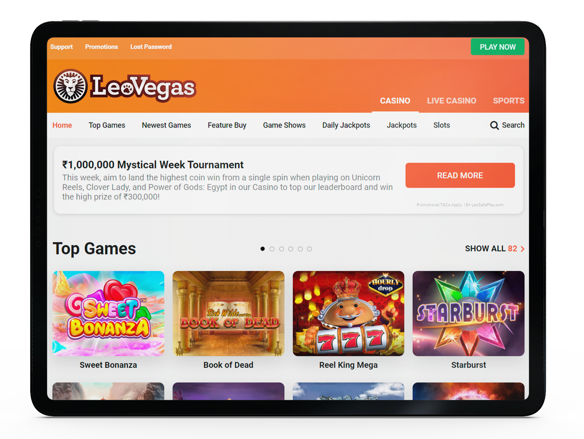 Register at an online casino with the best no deposit bonus.