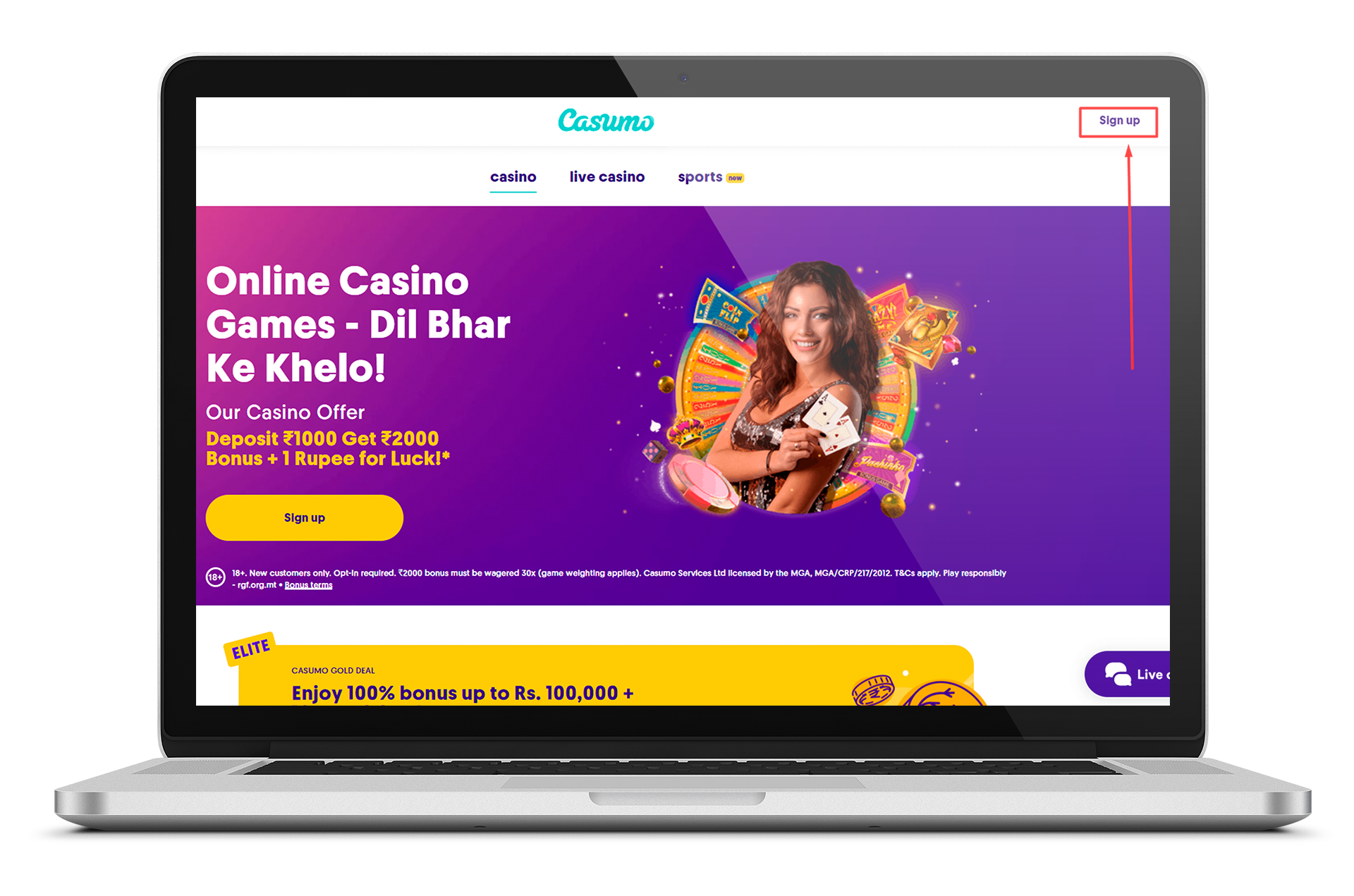 It will open a registration form.