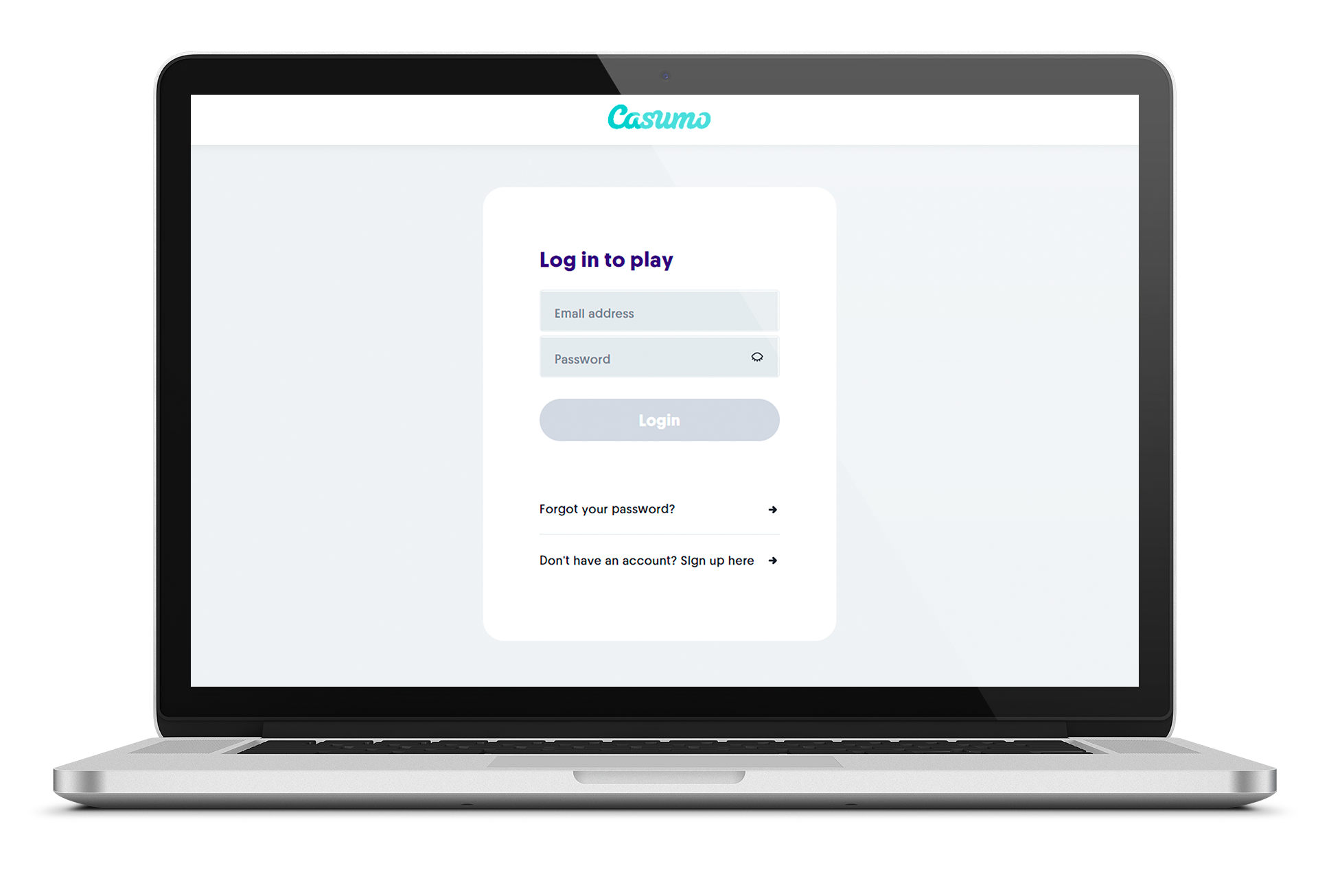 You'll open your personal account at Casumo casino.