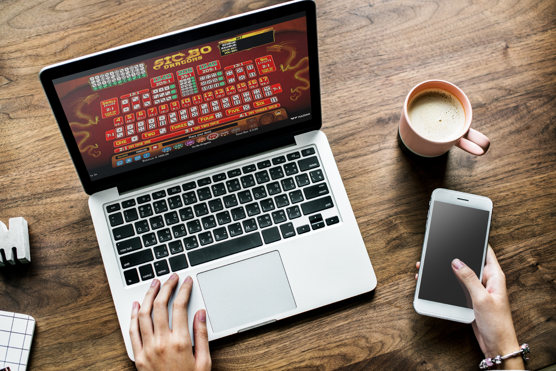 You can play Sic Bo everywhere.