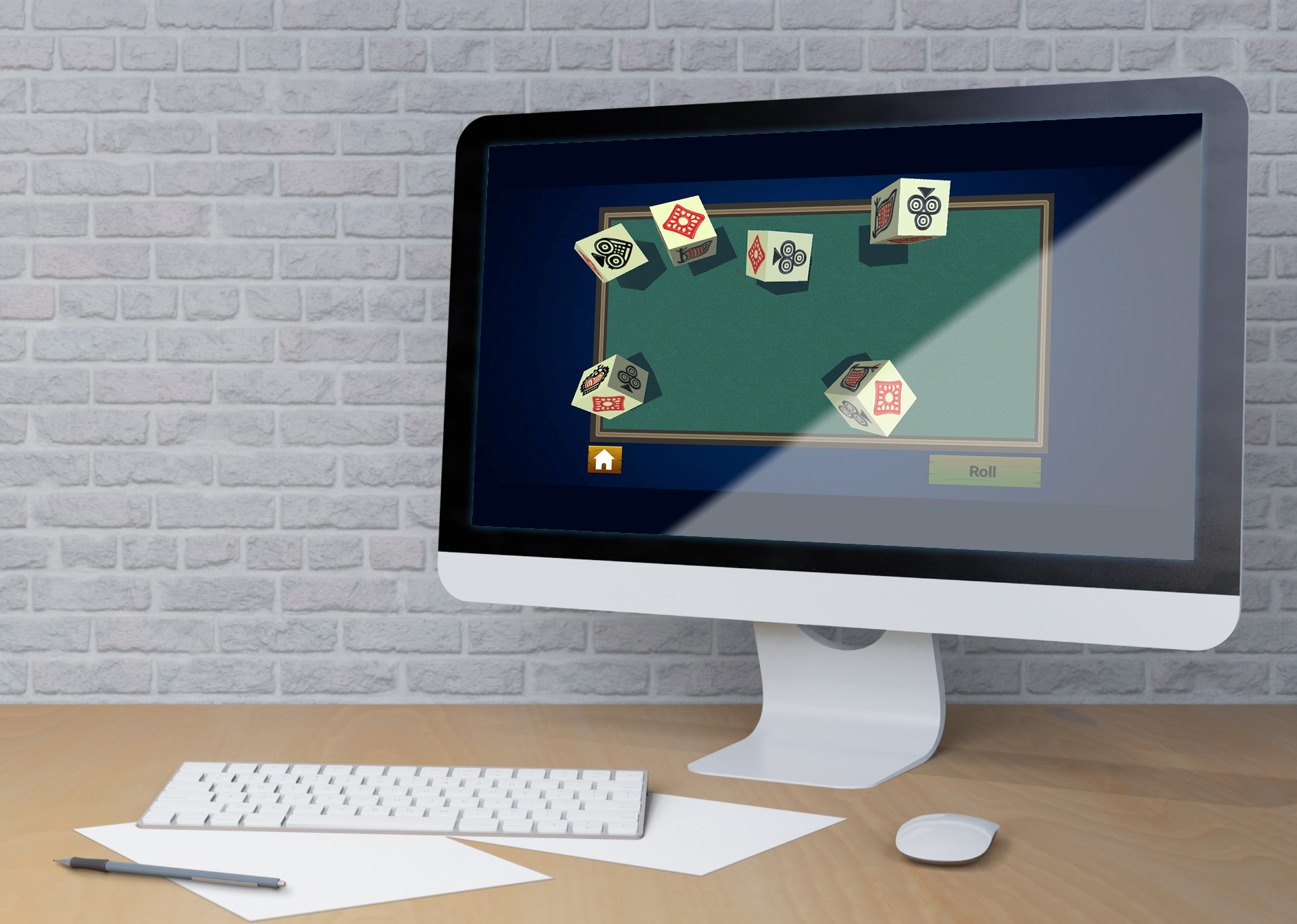 Jhandi Munda dice takes six edges.