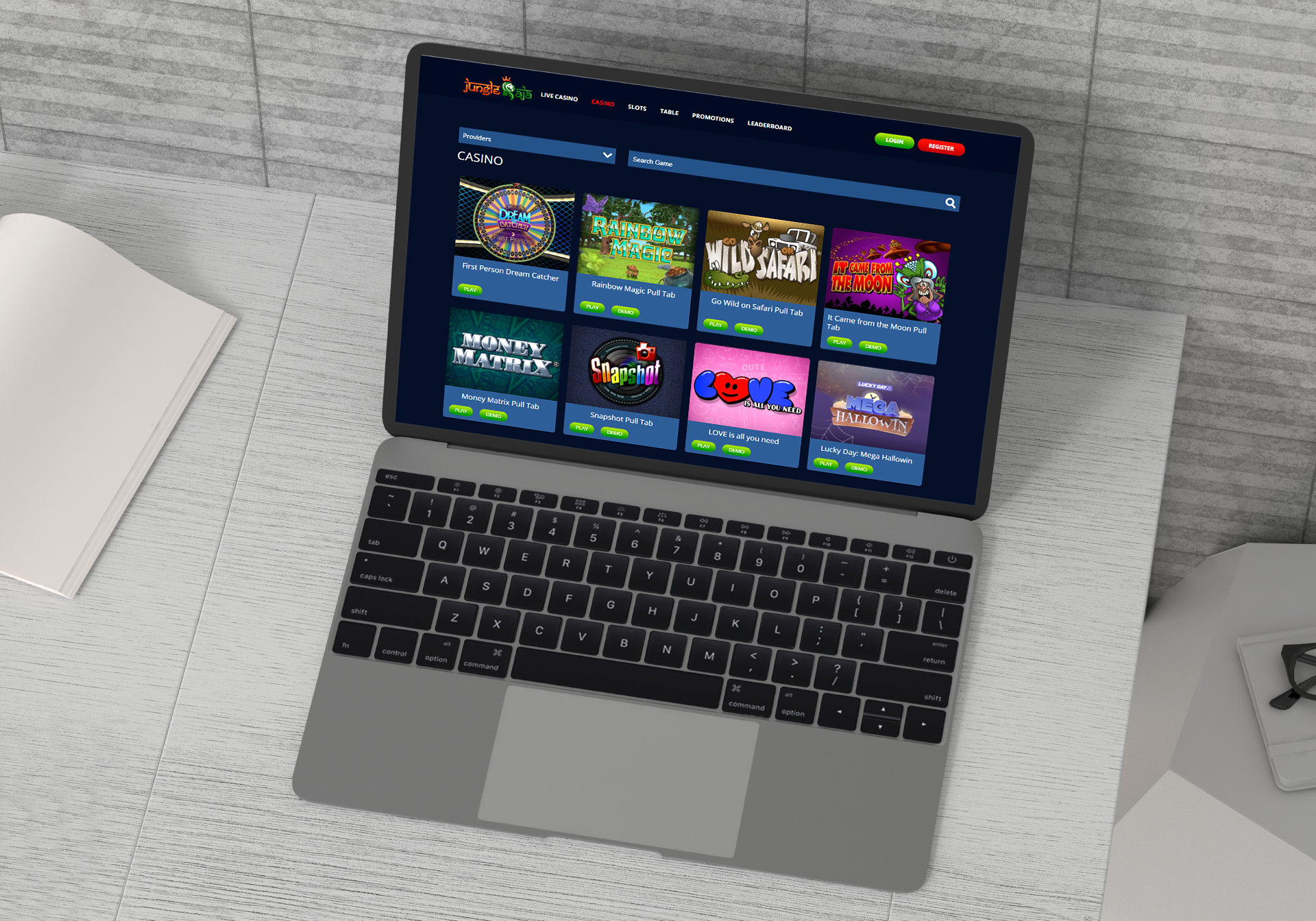 Live casino users enjoy the website.