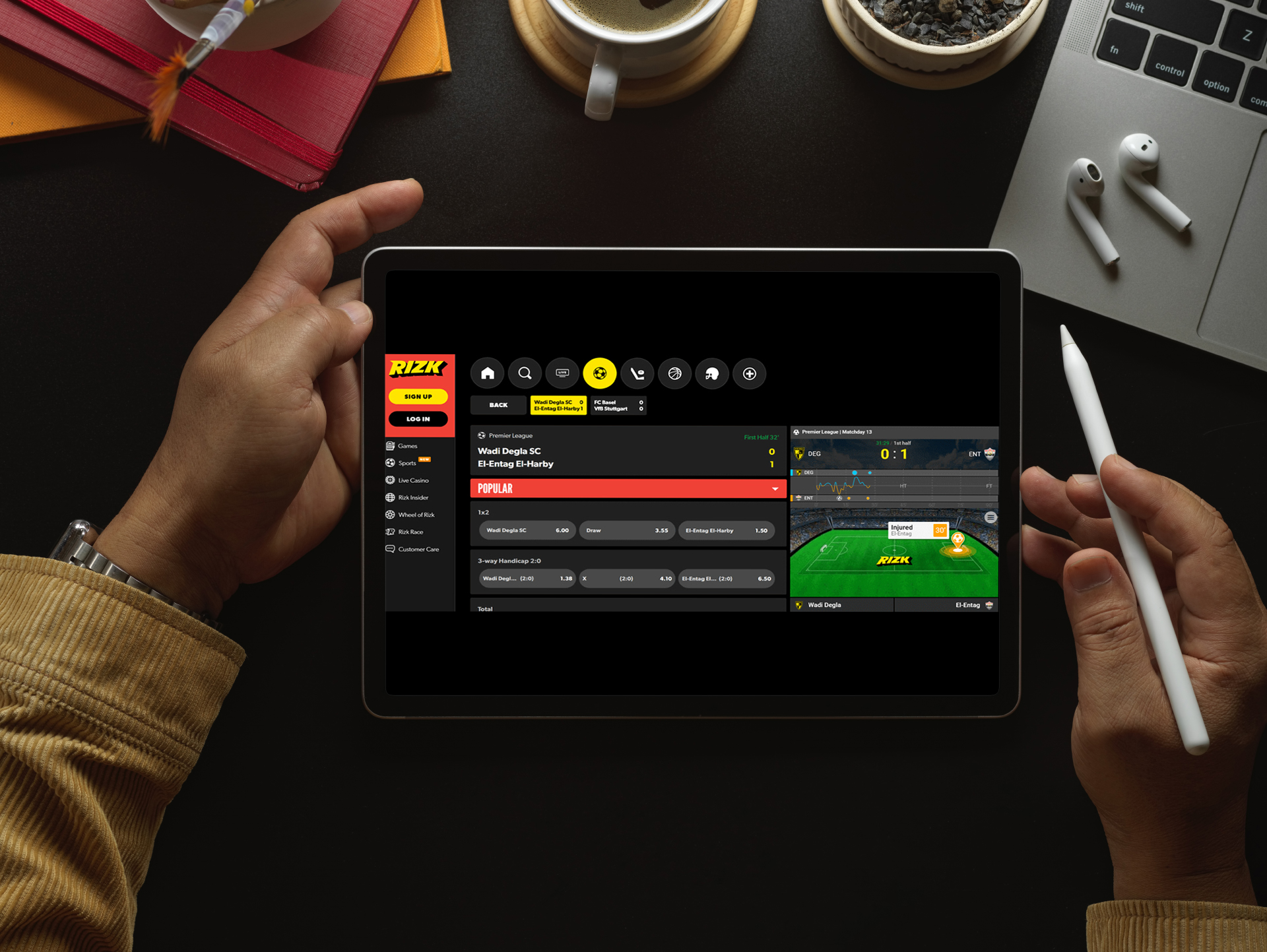 If you are a huge fun of sport, you should try betting options.