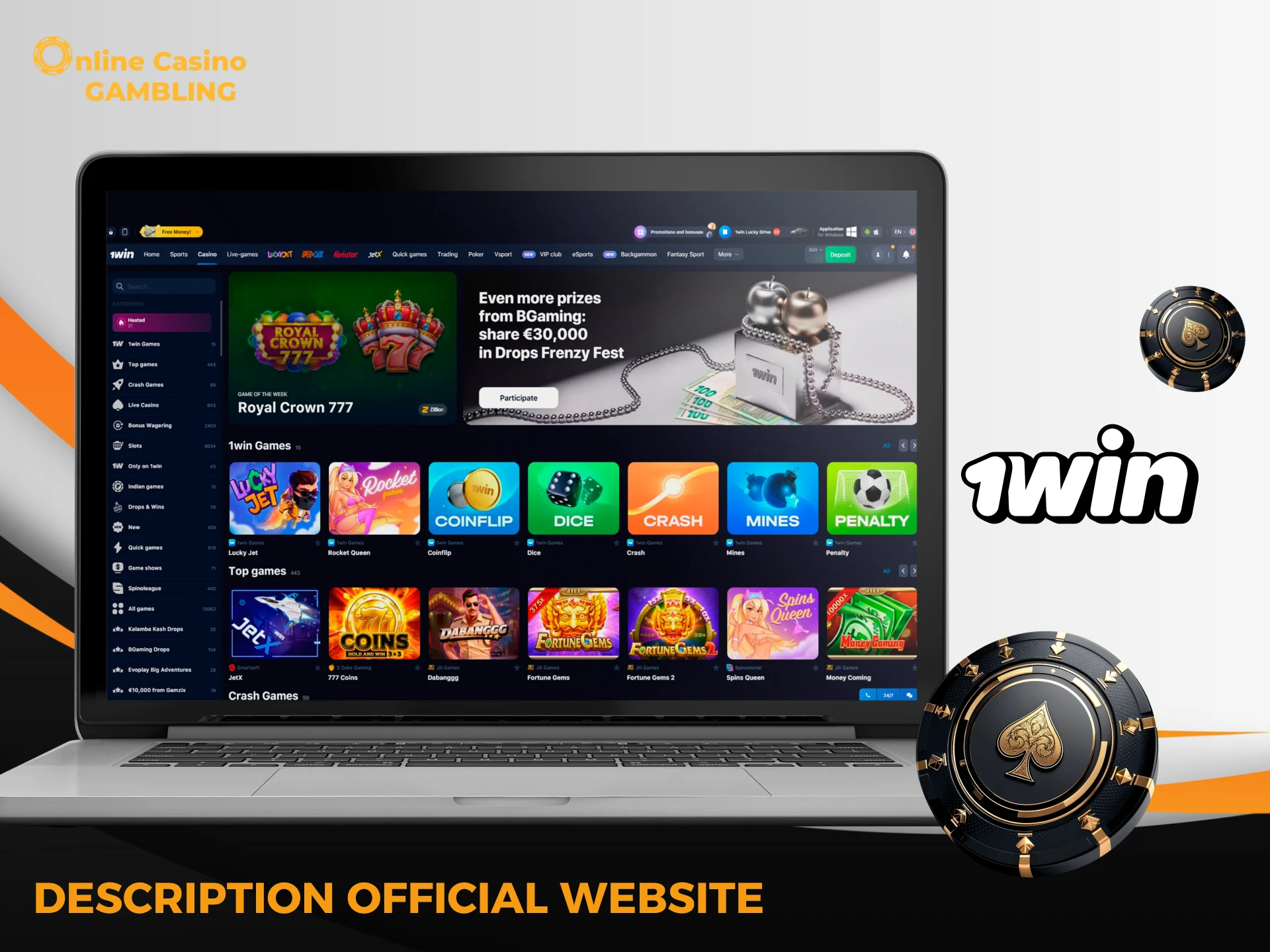 Learn more about the official 1win website.