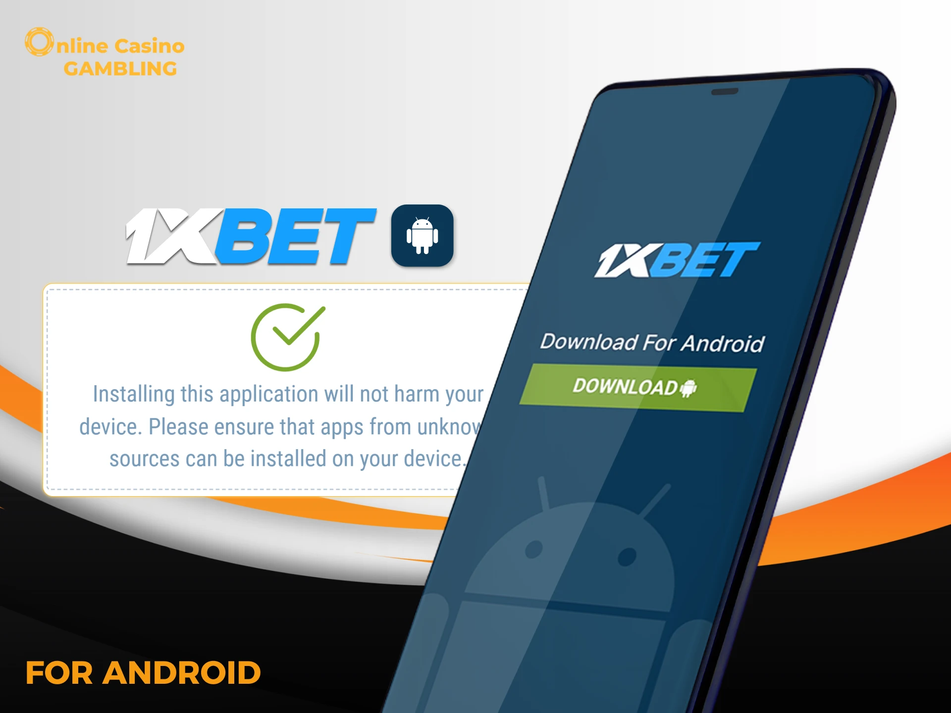 Instructions for downloading the app to your Android device.