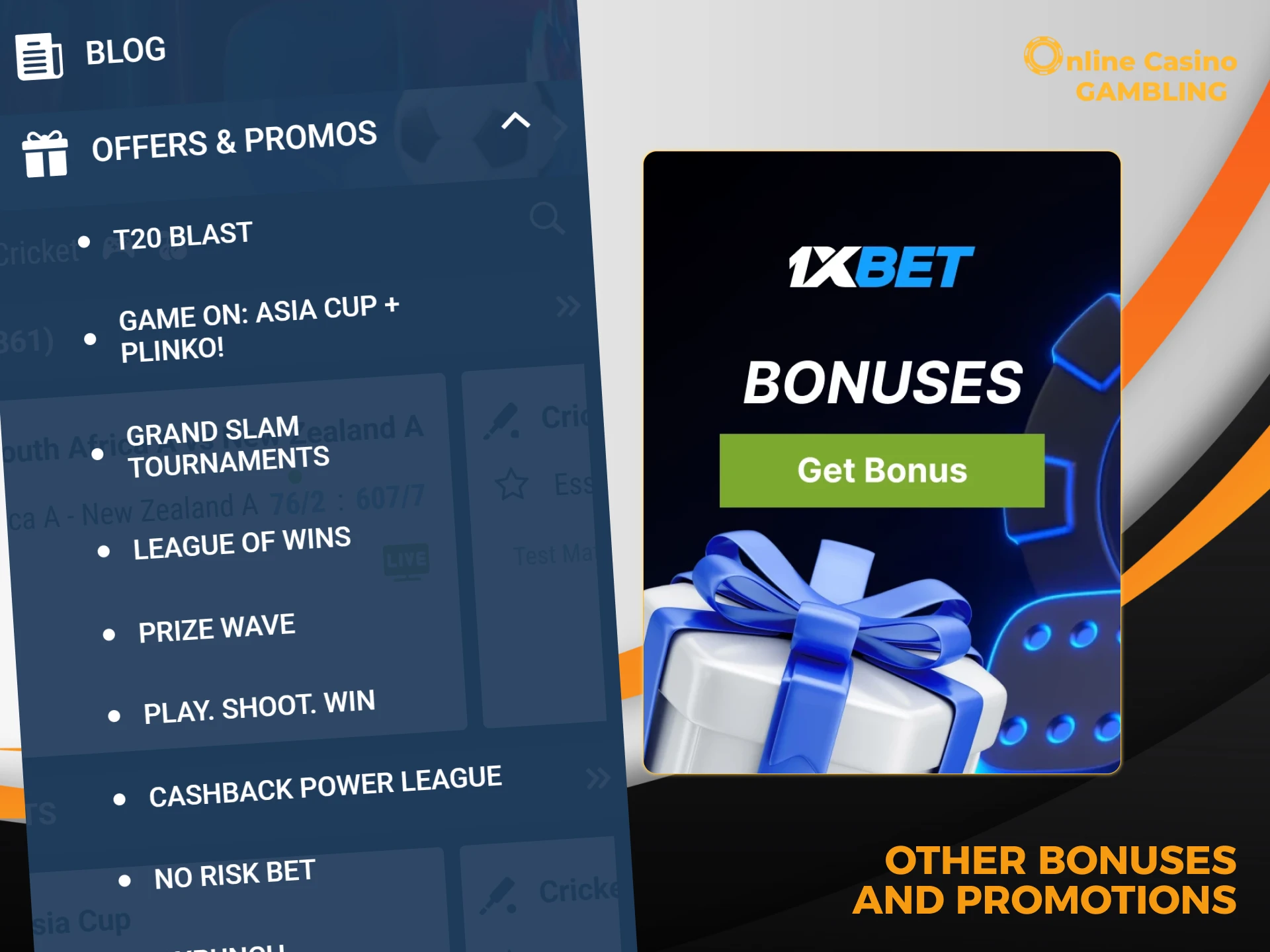 1xbet also offers other interesting bonuses.