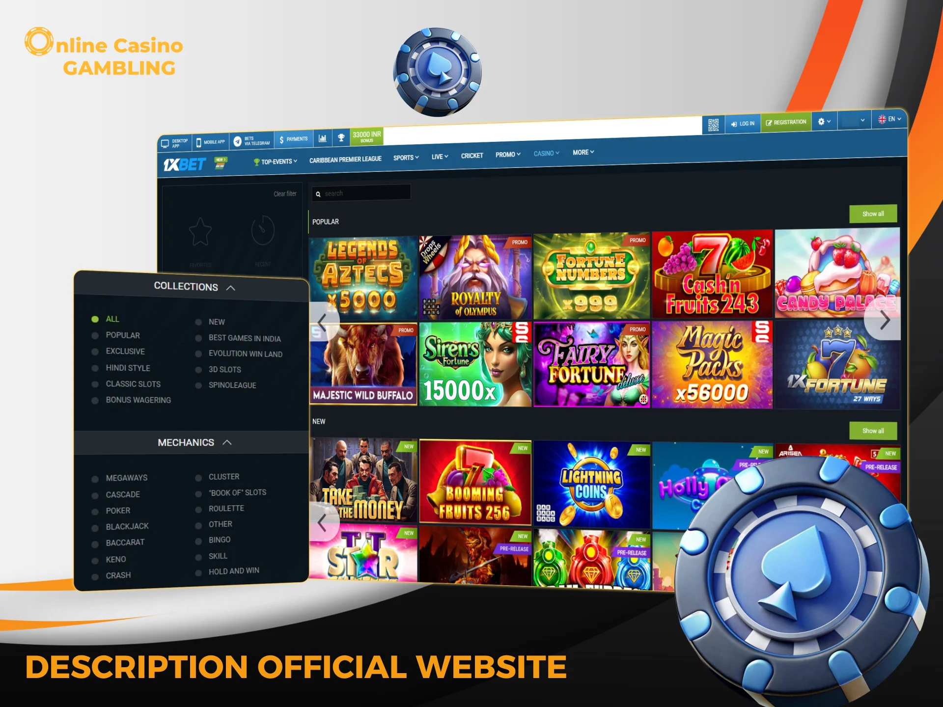 Detailed review of 1xbet in India.