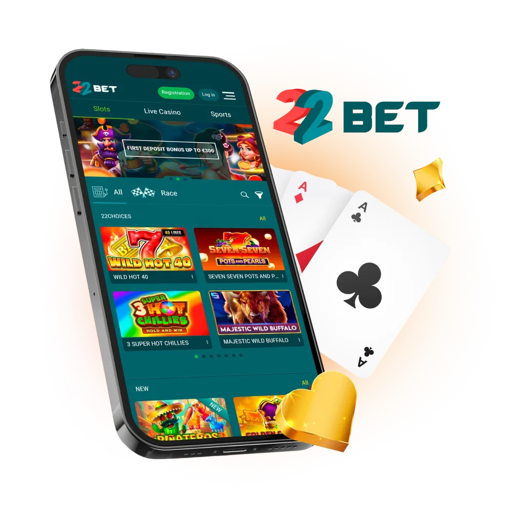 Play on 22bet in India.