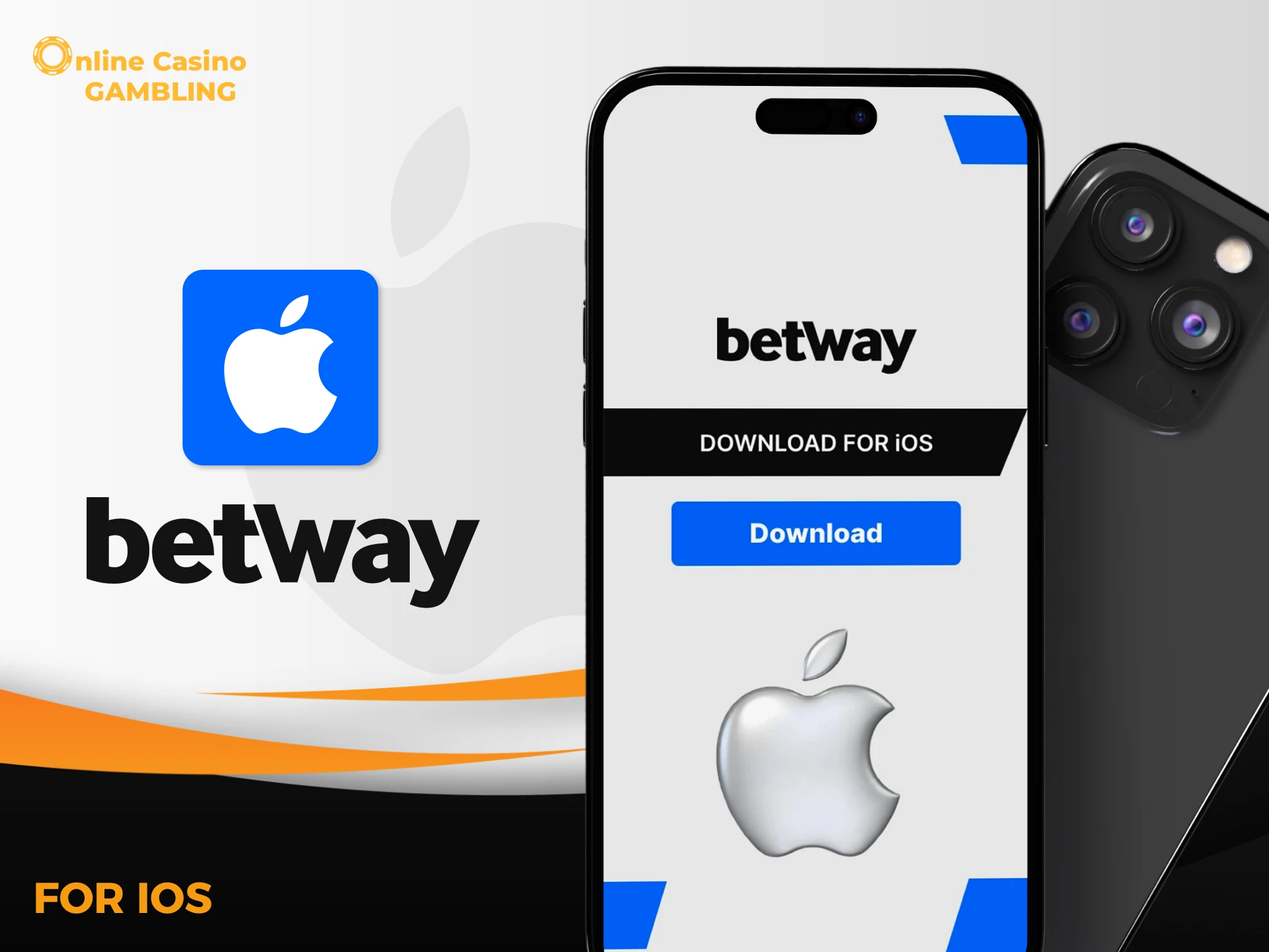 Step-by-step instructions for downloading the app on iOS.