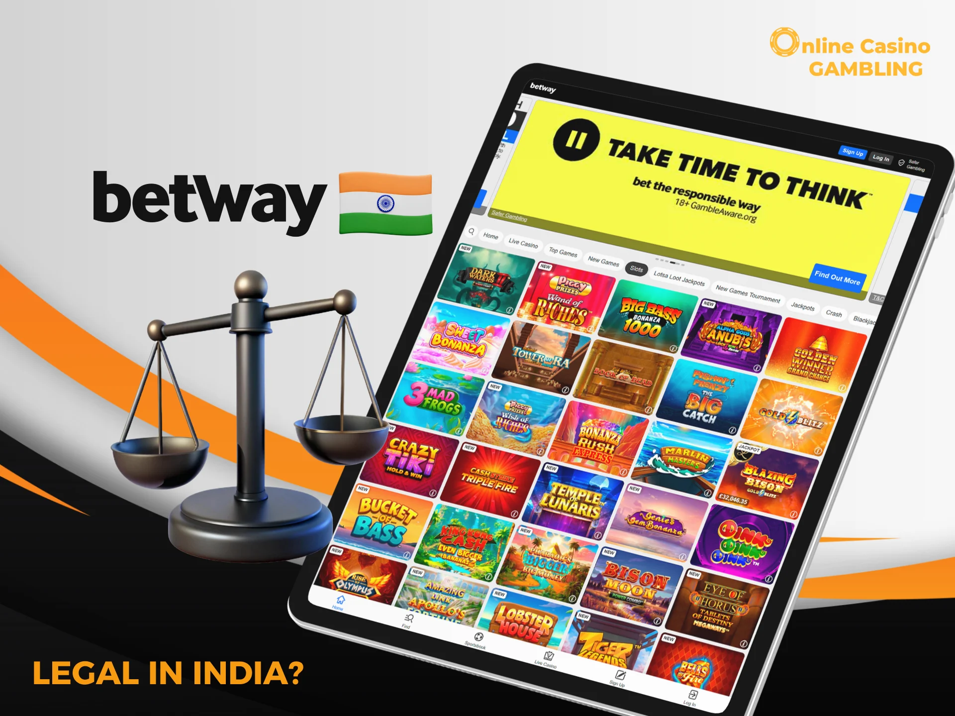 The legality of Betway Casino is confirmed by its license.