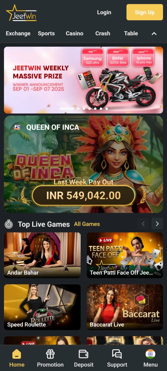 Go to official Jeetwin website.