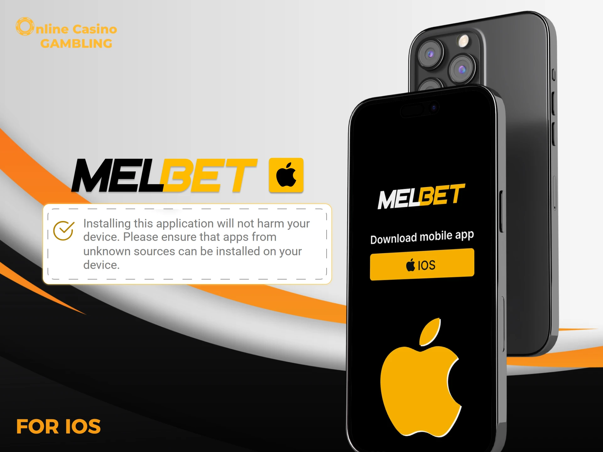 Step-by-step instructions for installing Melbet on iOS.