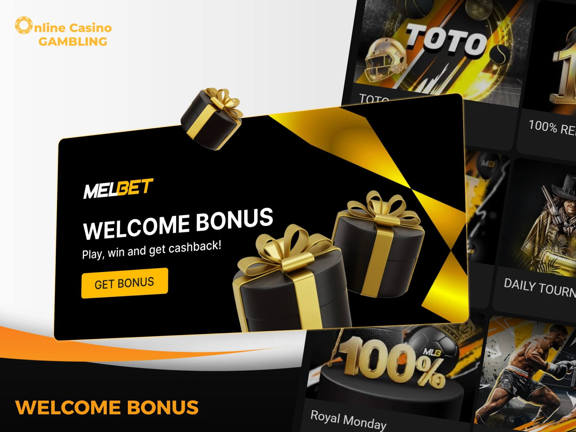 Sign up and get a welcome bonus from Melbet.