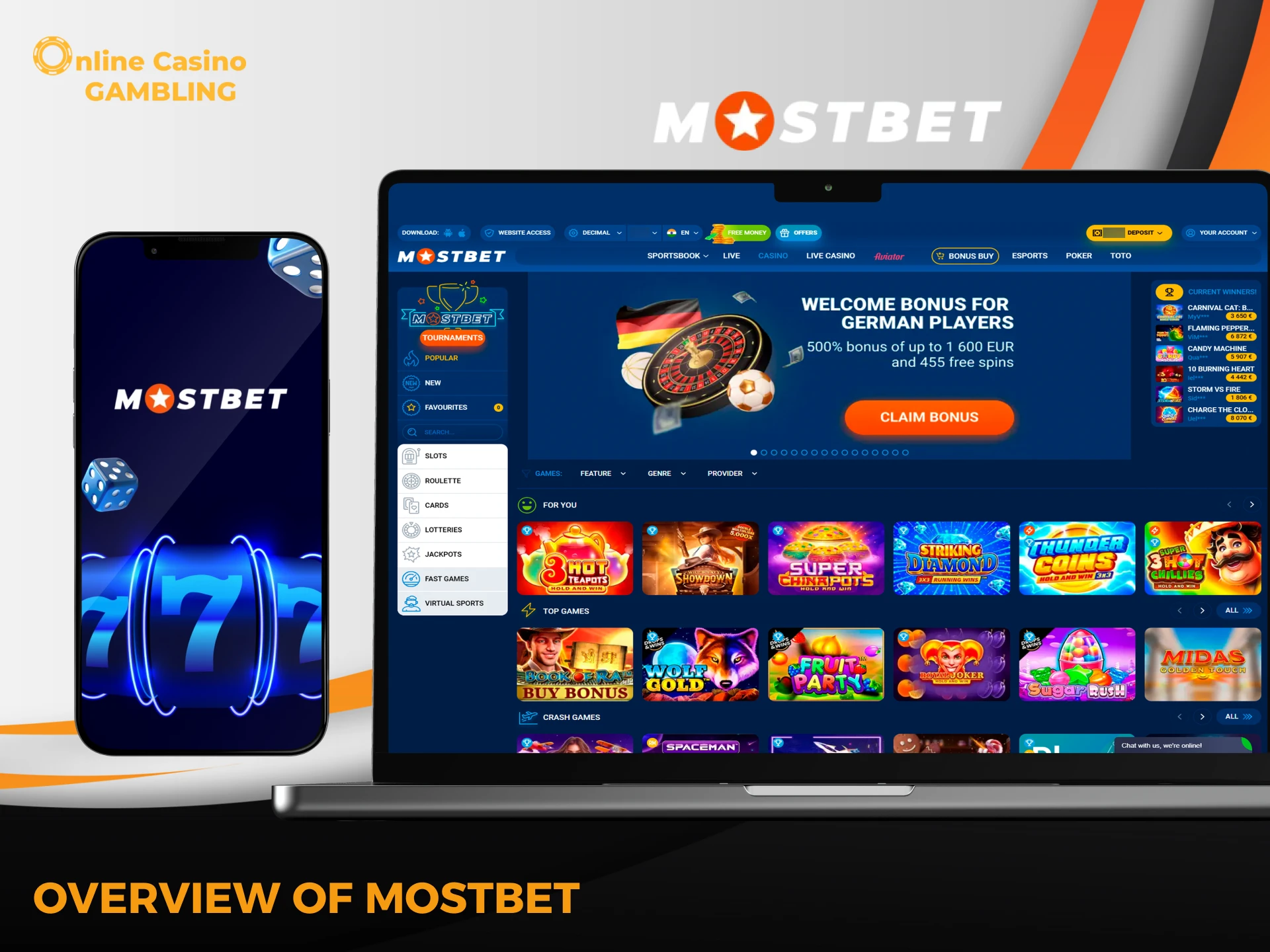 Review of the Mostbet Casino in India.