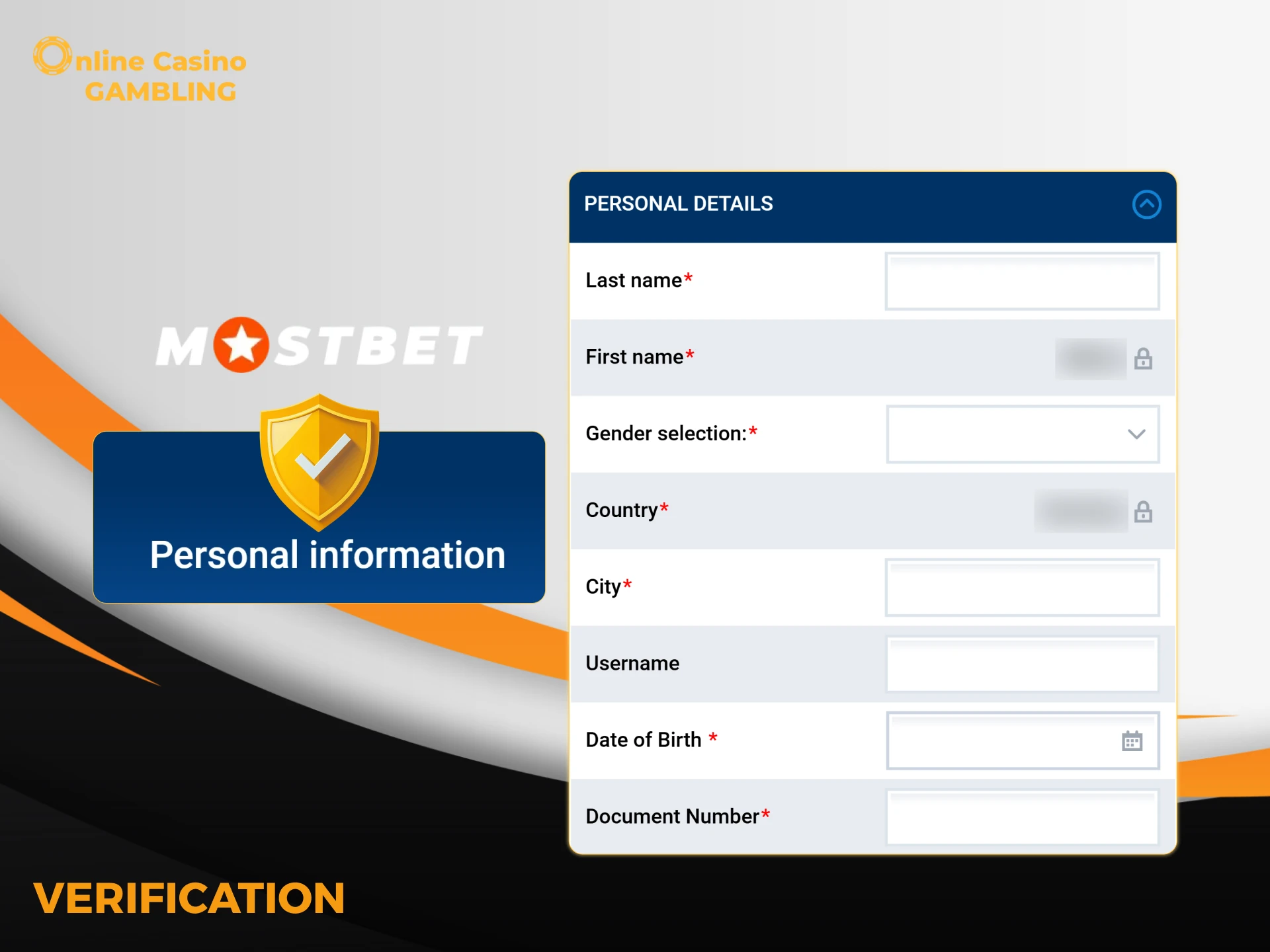 Verification will help protect your account from fraudsters.