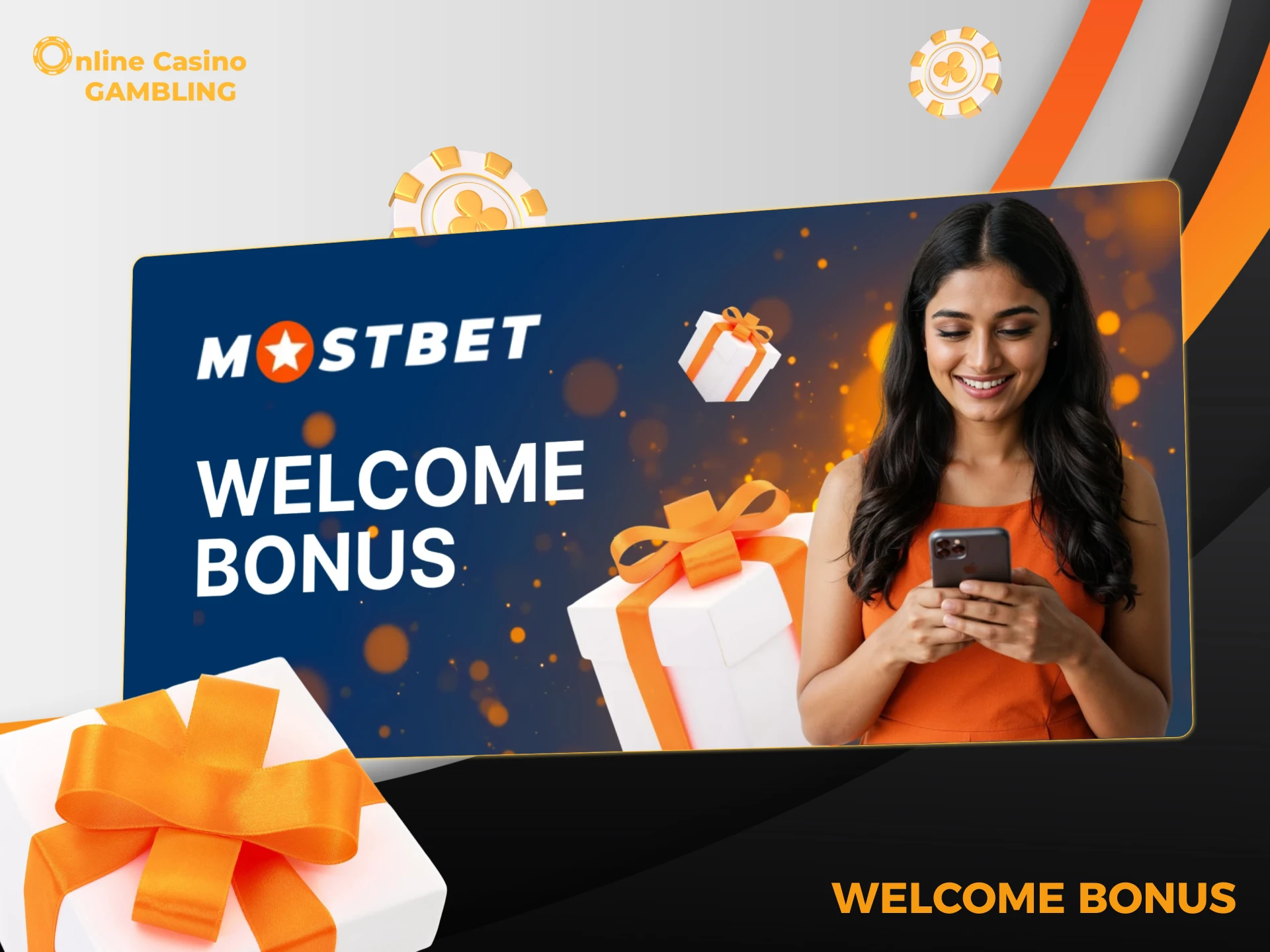 Learn more about the welcome bonus on Mostbet.