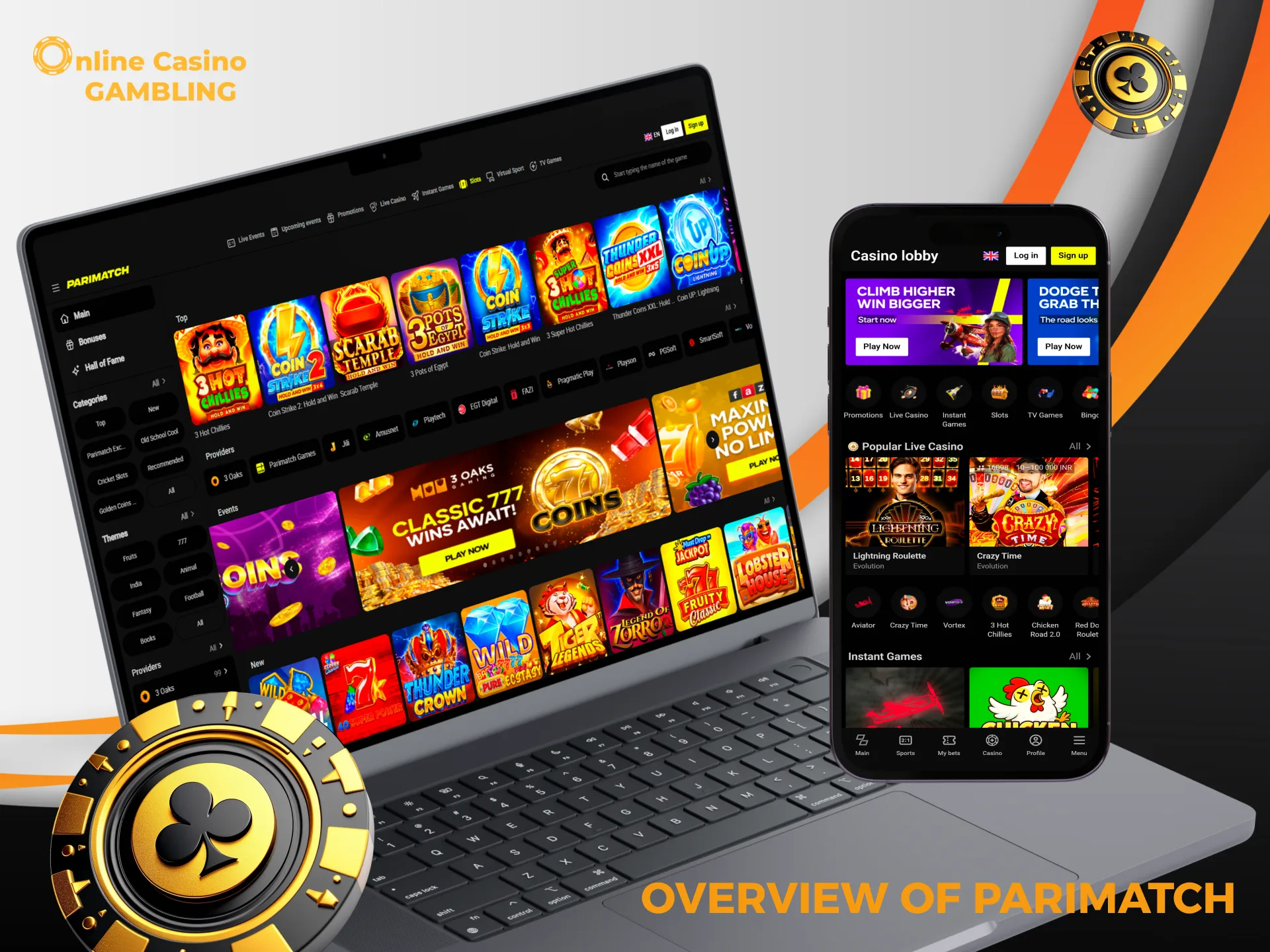 Detailed review of Parimatch in India.