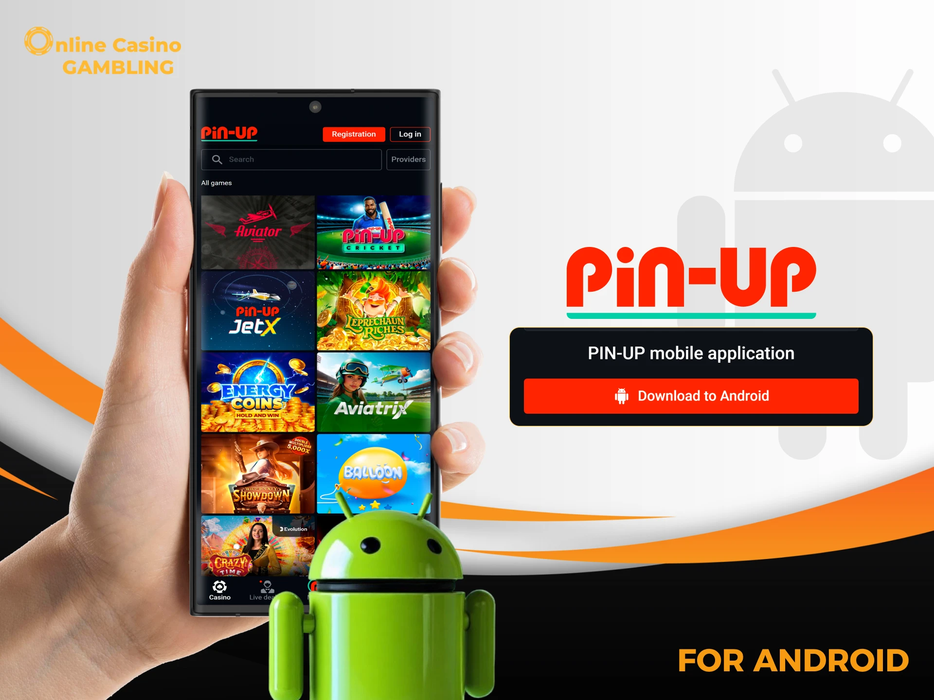 Step-by-step instructions for installing the Pin-Up app on your Android device.