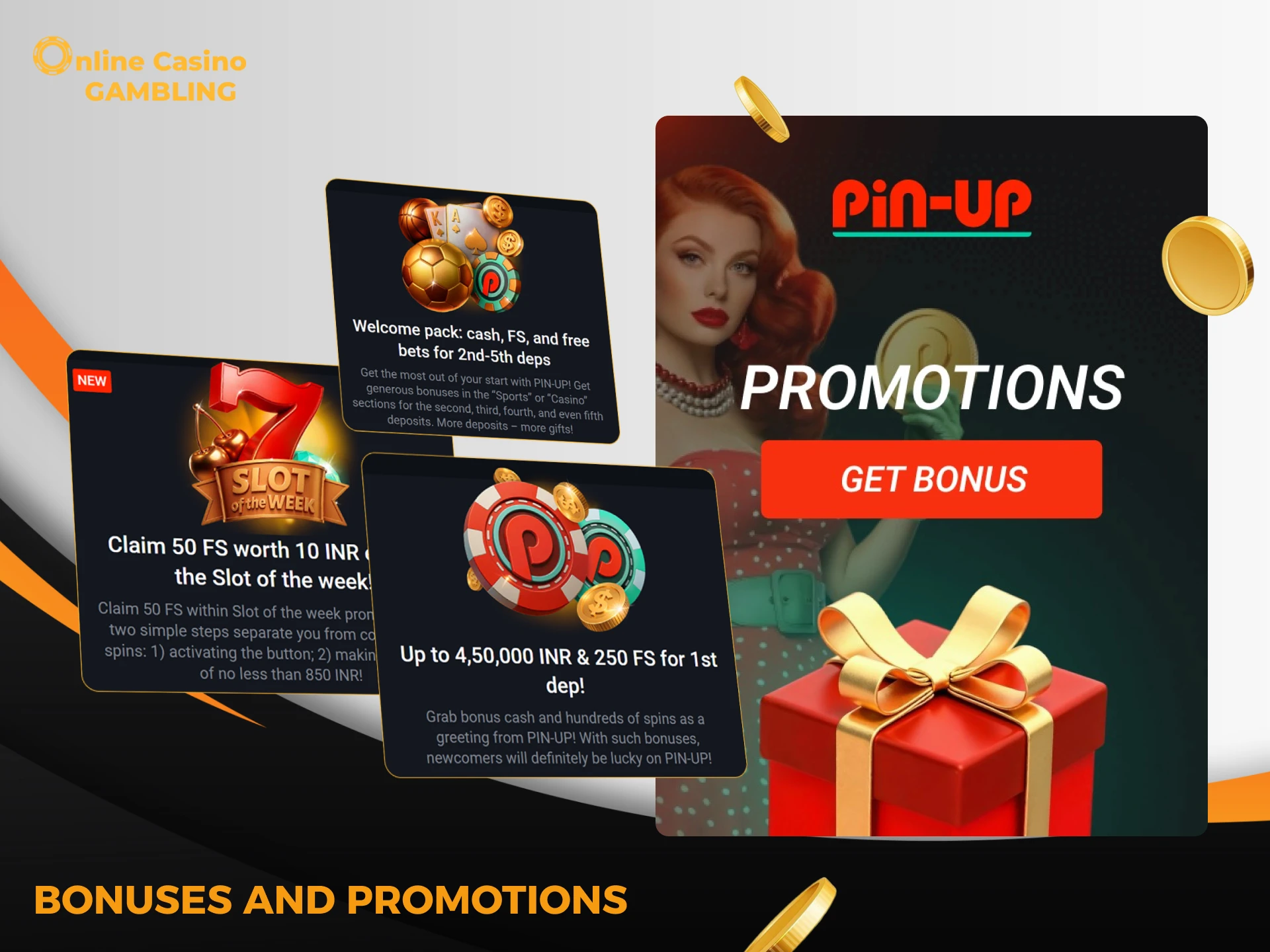 Pin-Up Casino bonuses available to registered players.