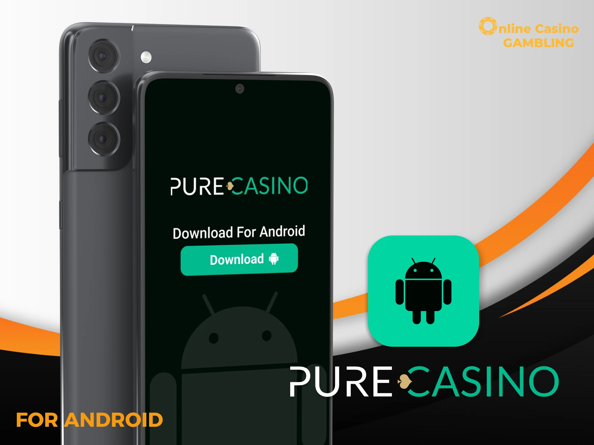 Step-by-step instructions for installing an Android app.