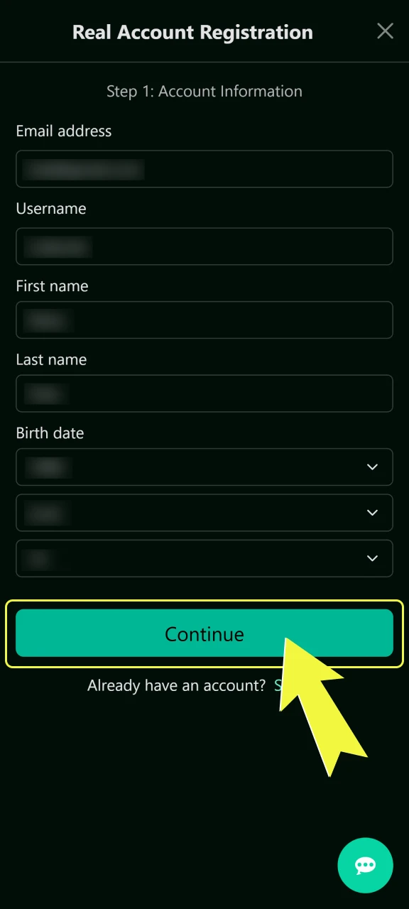Complete the registration and have fun.