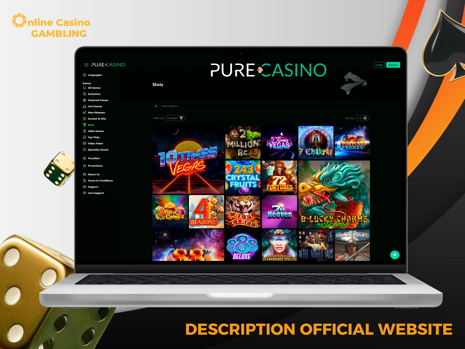 Pure Casino Review in India.