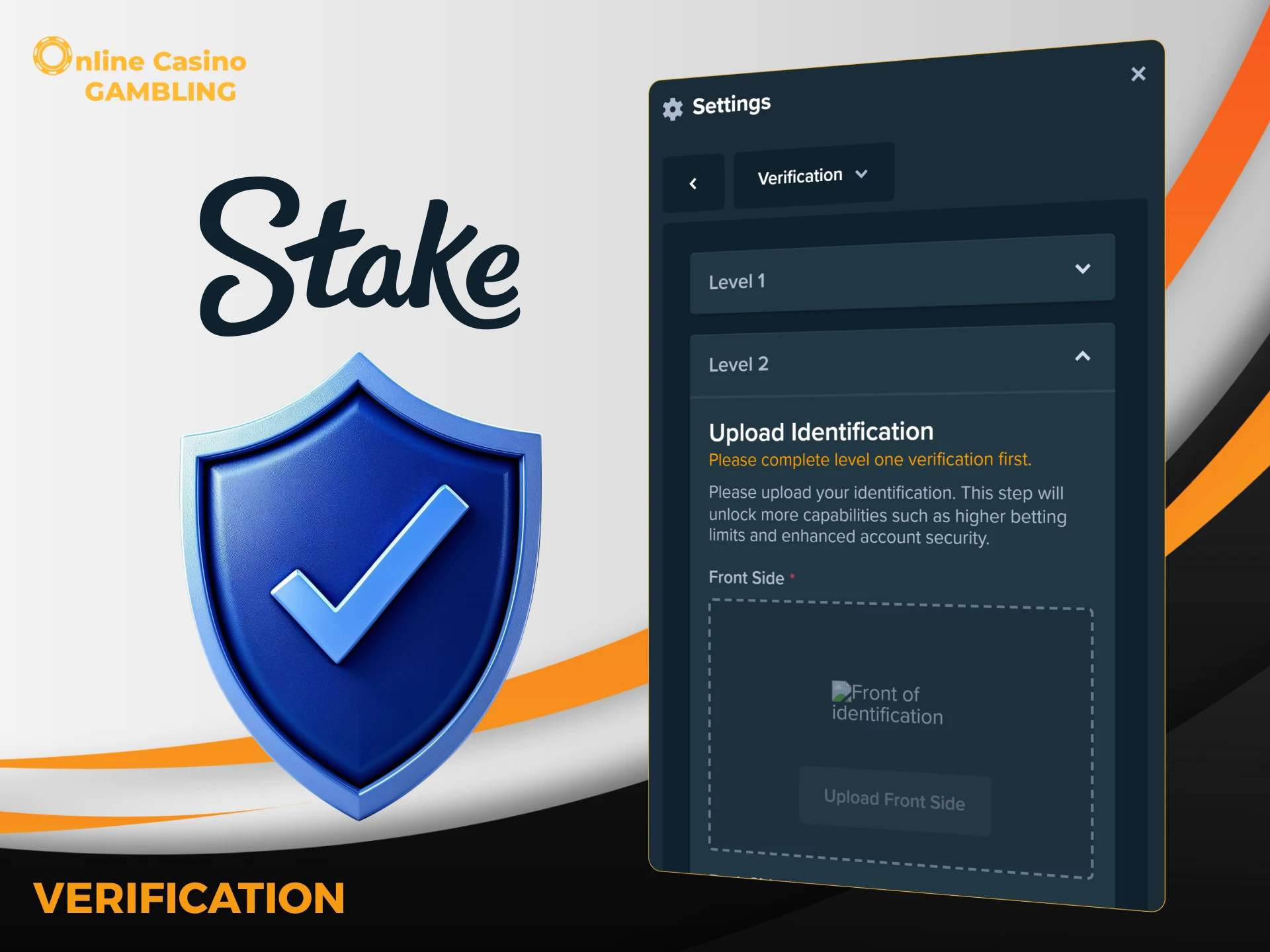 You should verify your account to protect it.