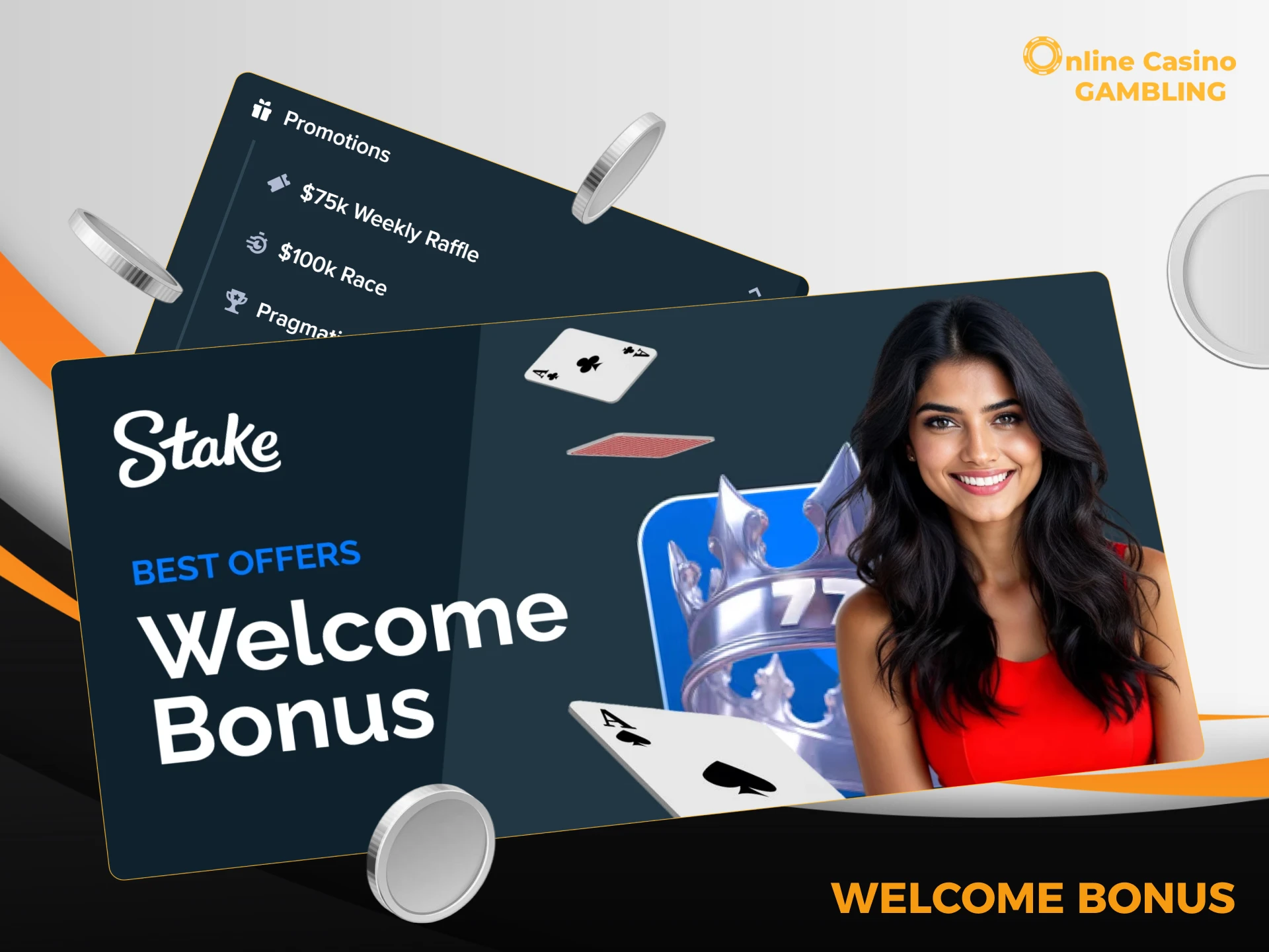 New players receive a welcome bonus for a good game.