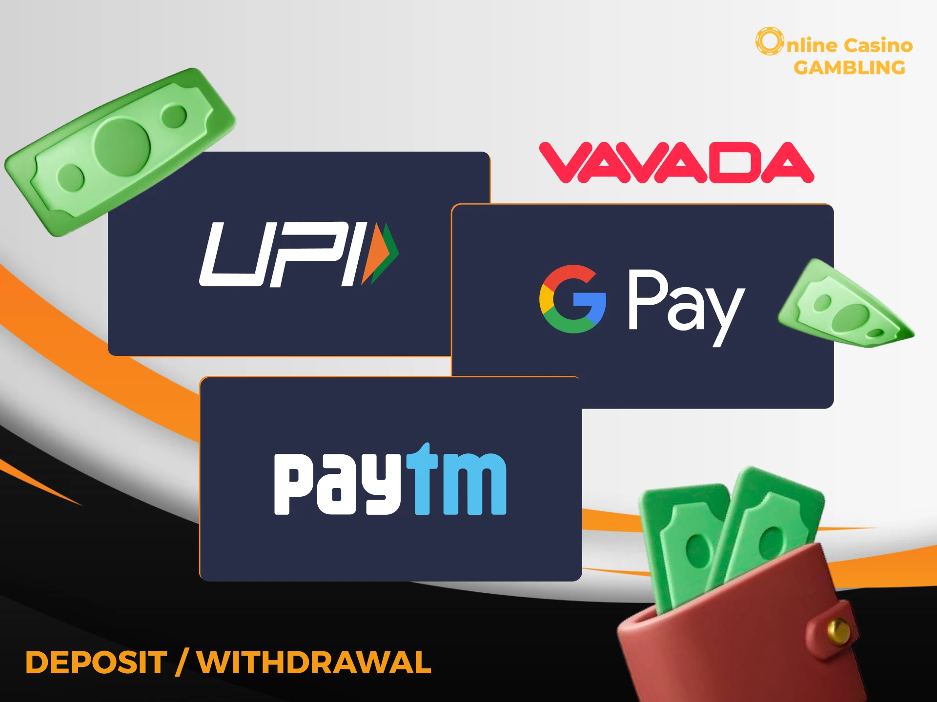 Manage your funds safely and using various methods on Vavada.