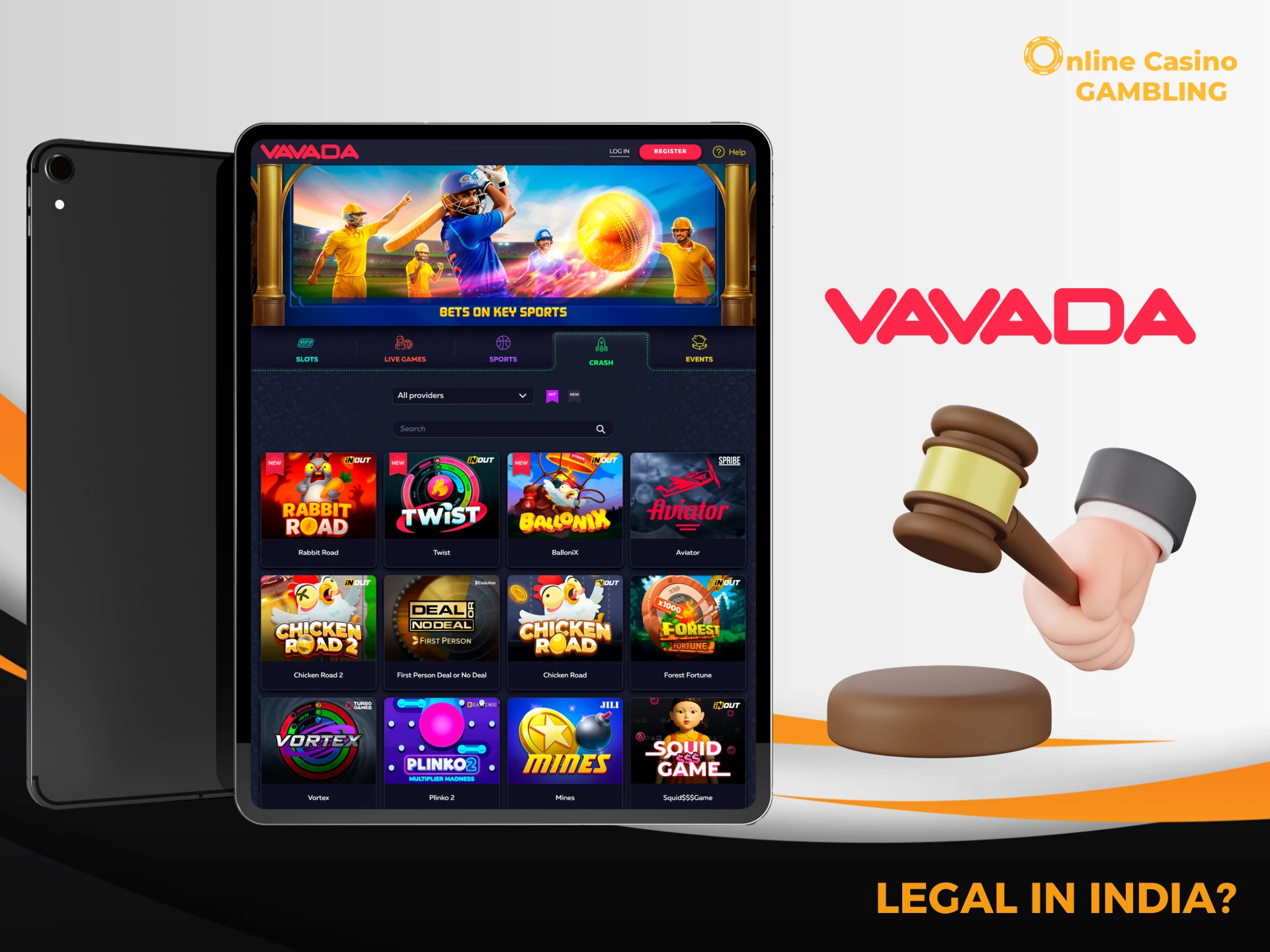Everything about the legality of Vavada Casino in India.