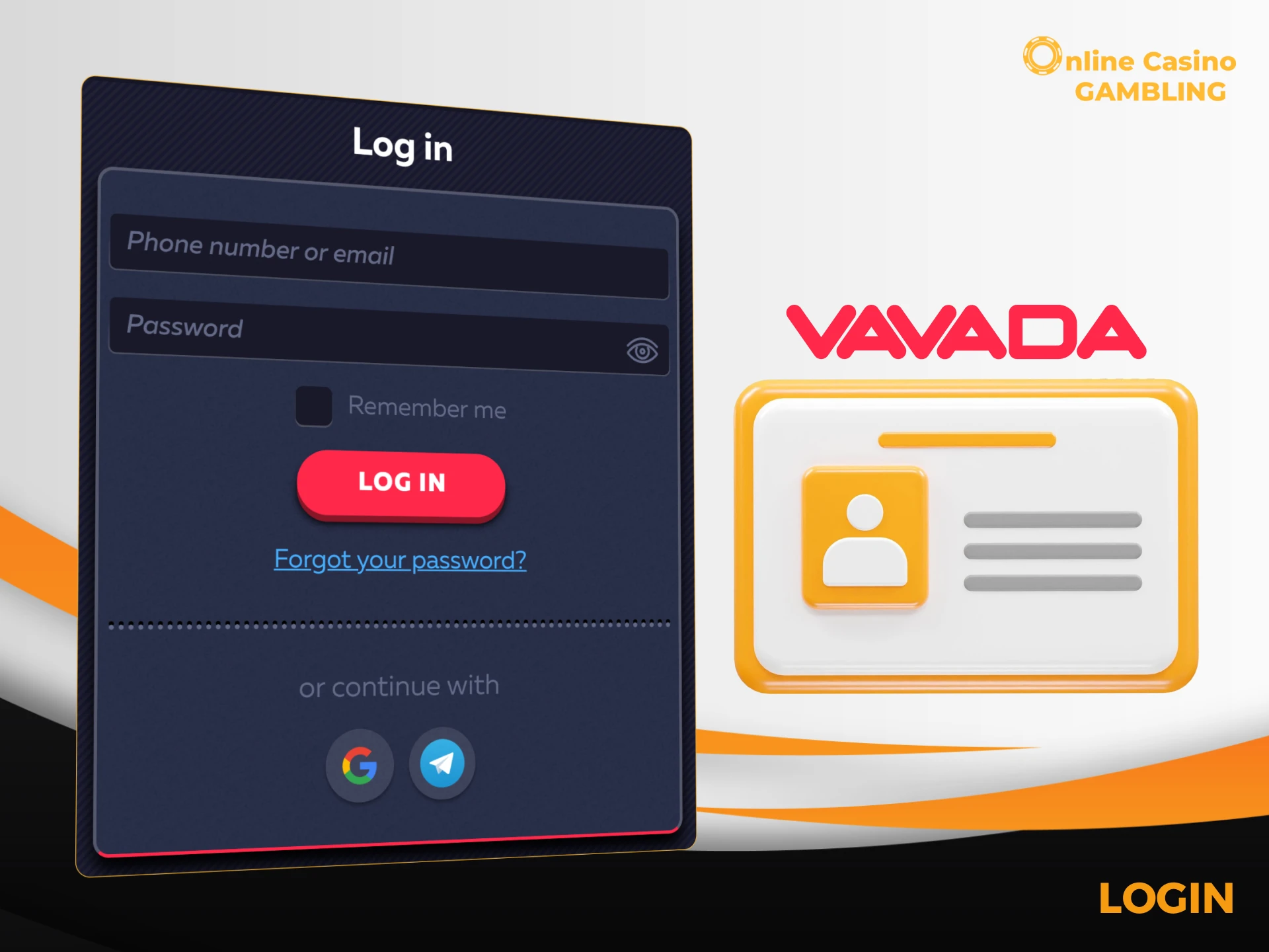 You need to log in to your account to use all the bonuses and features.