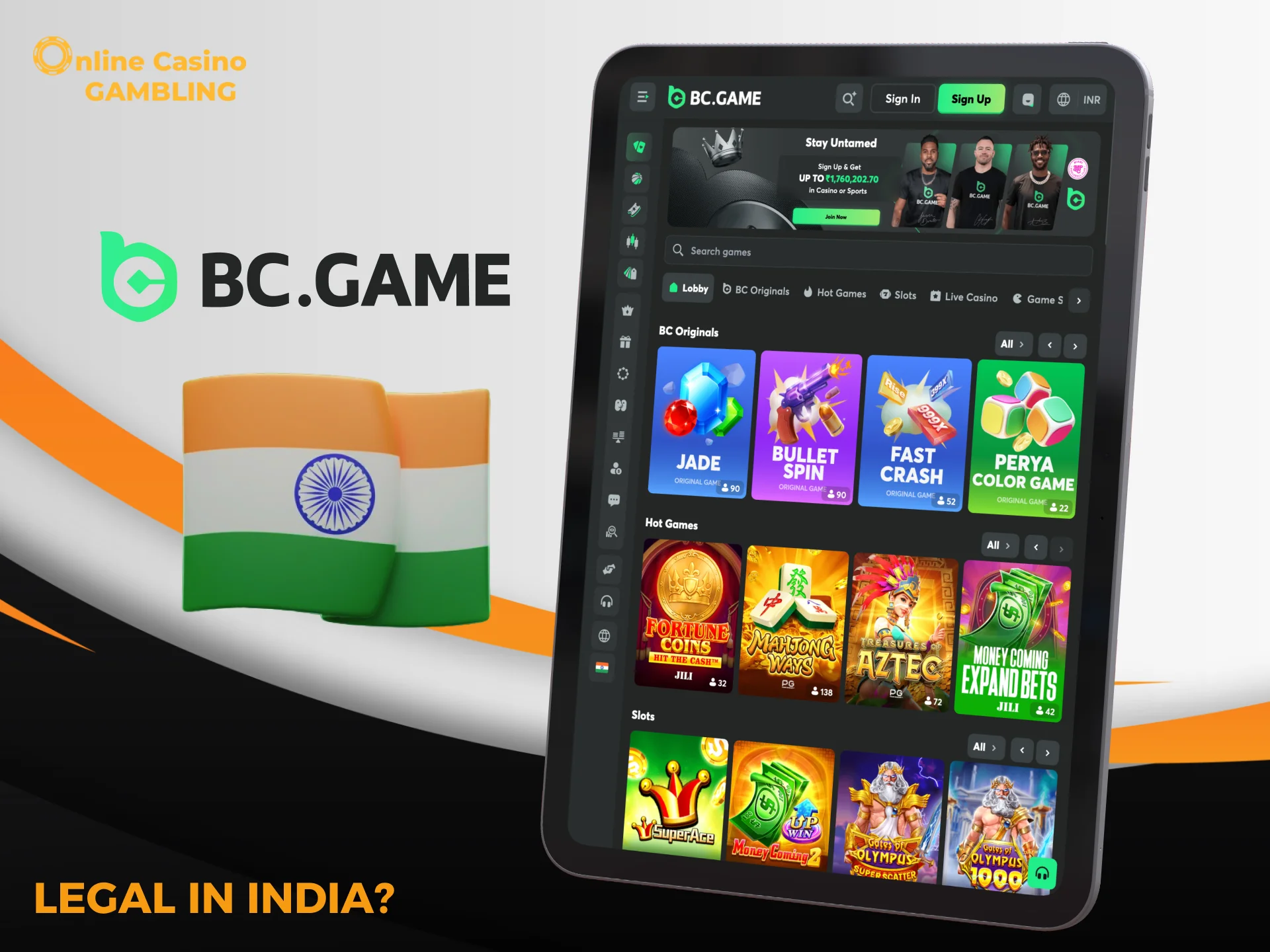 Enjoy responsible and transparent gaming at BC Game India.