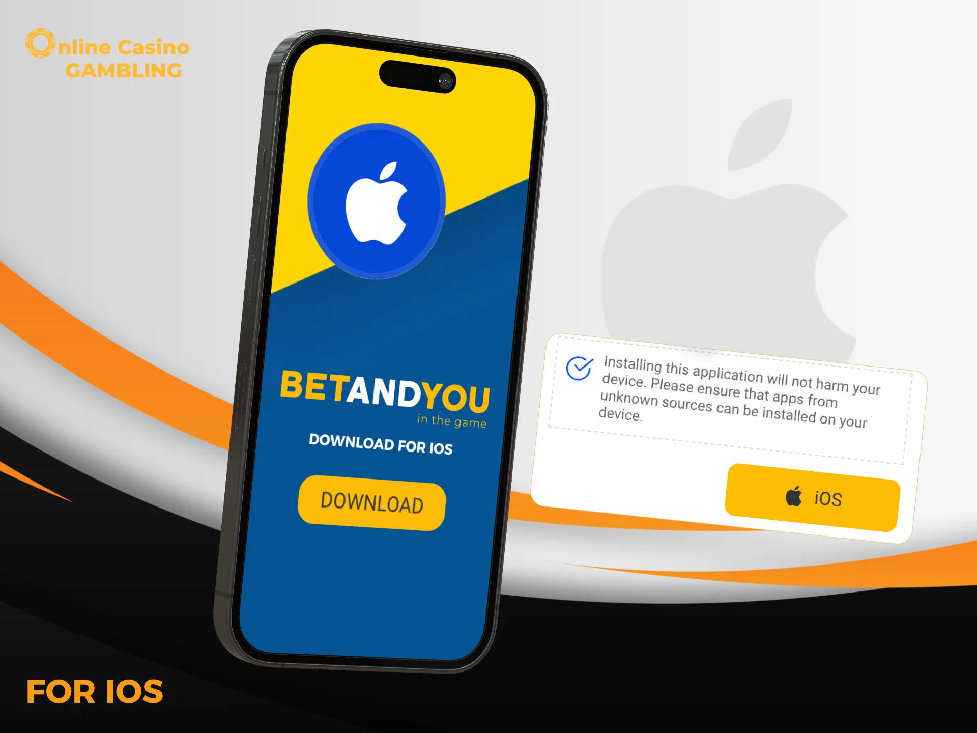 Install BetAndYou on iOS via TestFlight and enjoy full casino and sportsbook access.