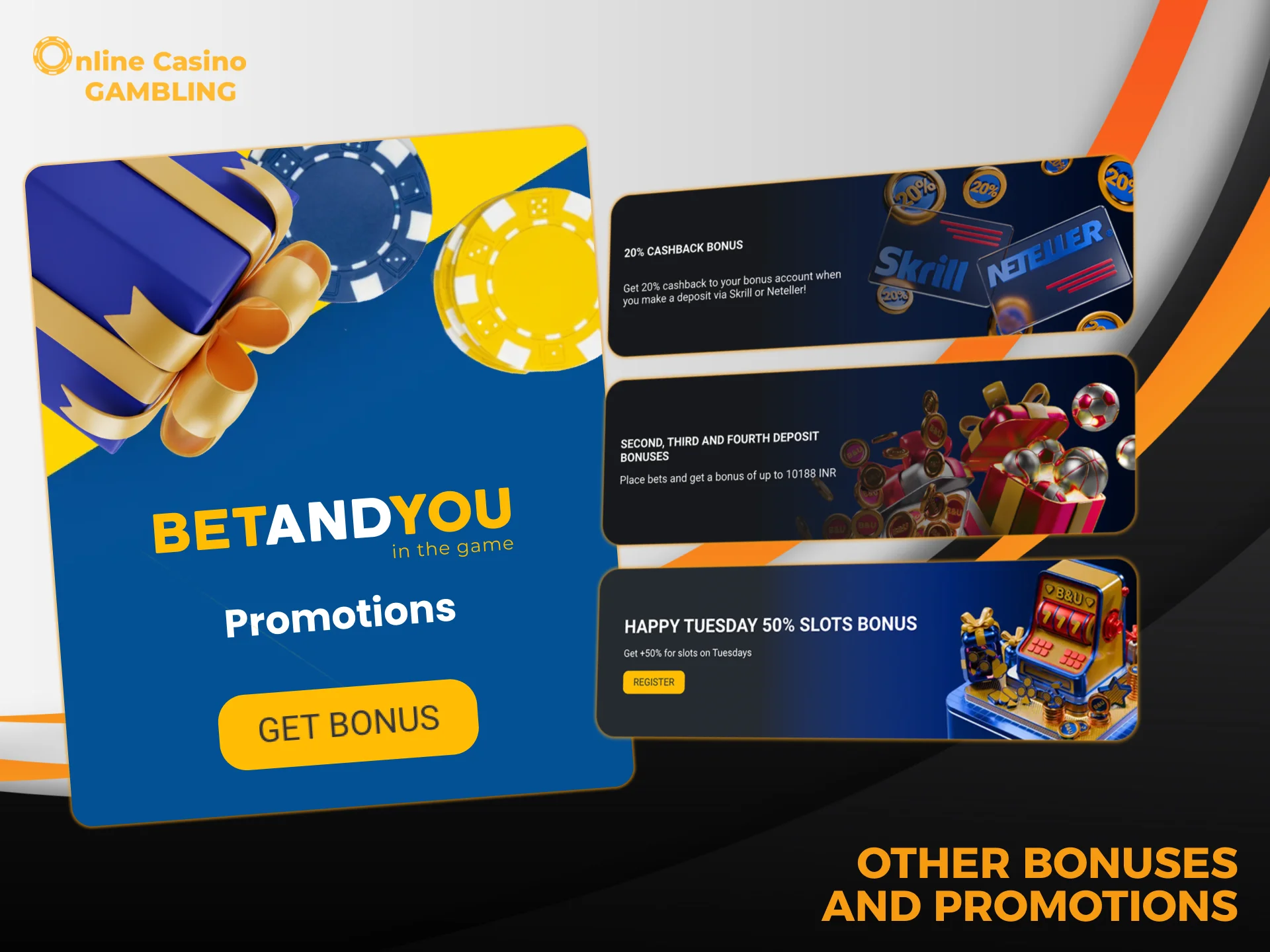 Enjoy BetAndYou promotions with extra rewards for regular play in slots, casino, and sports.