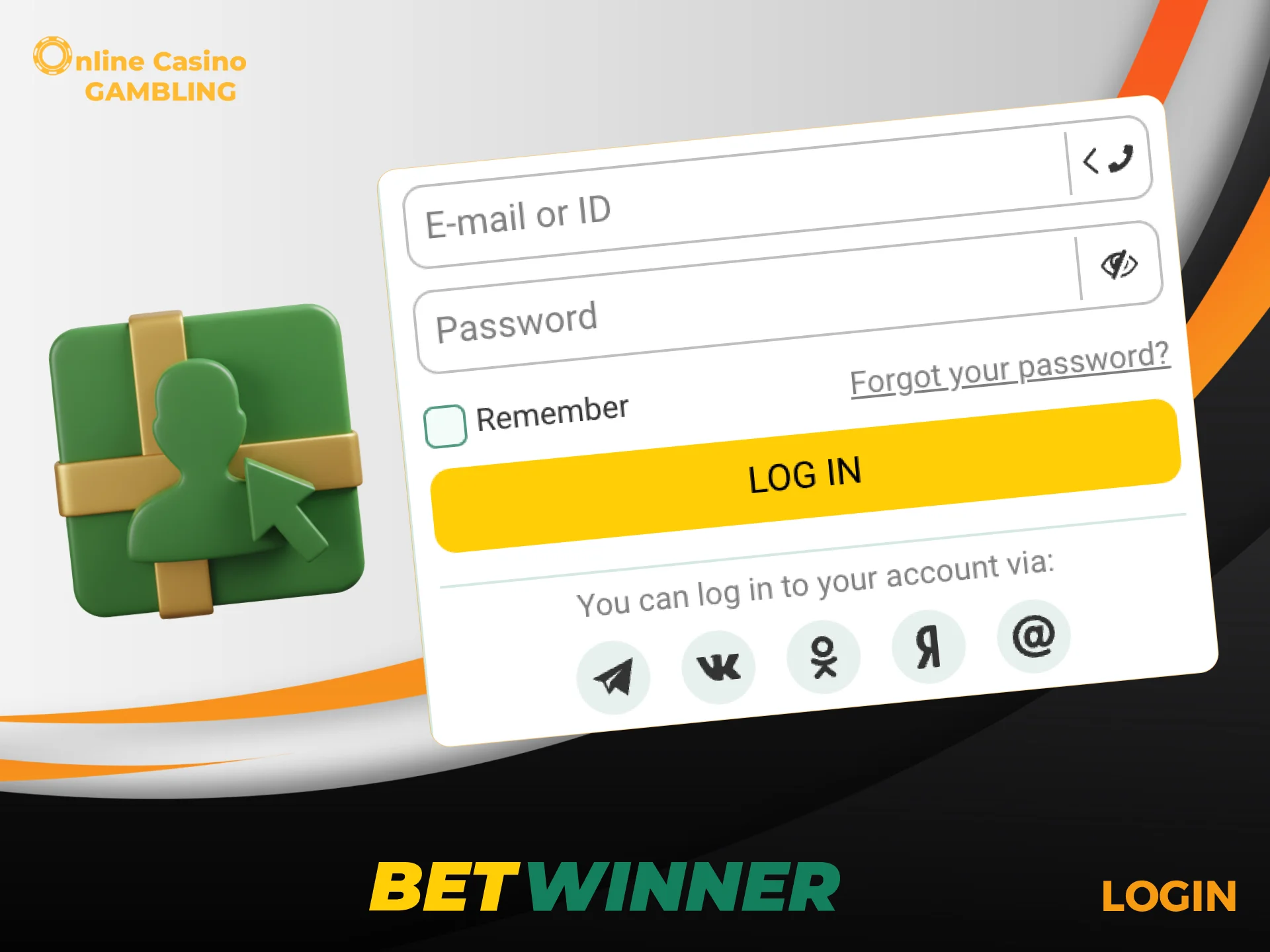 Log in to your Betwinner account and access bets, bonuses, and cashier instantly.
