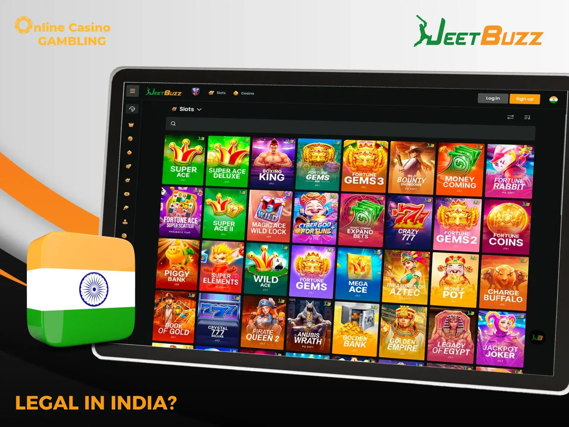 JeetBuzz is a legal and safe platform for your games.