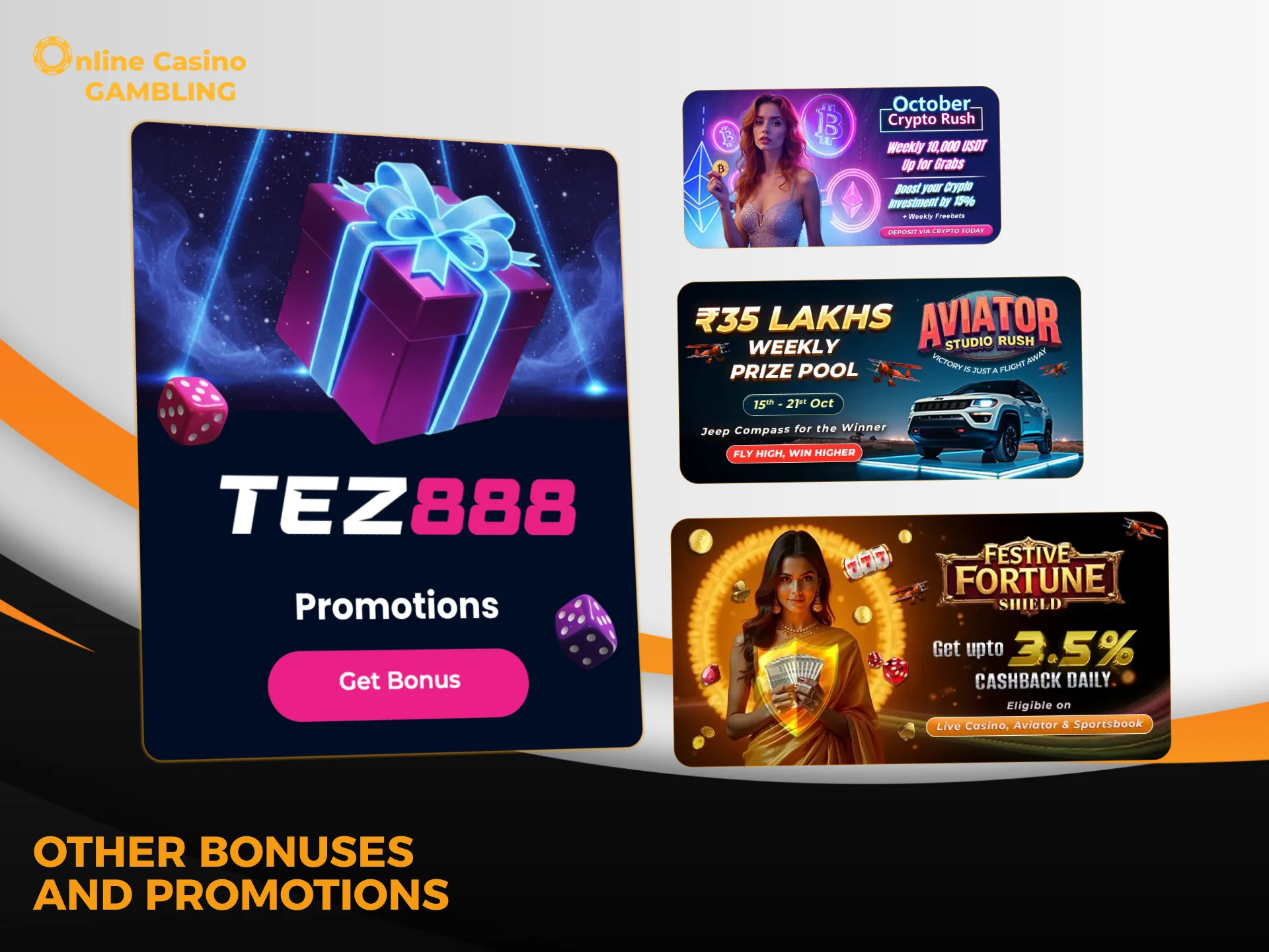 Enjoy regular bonuses and special events at Tez888 India.