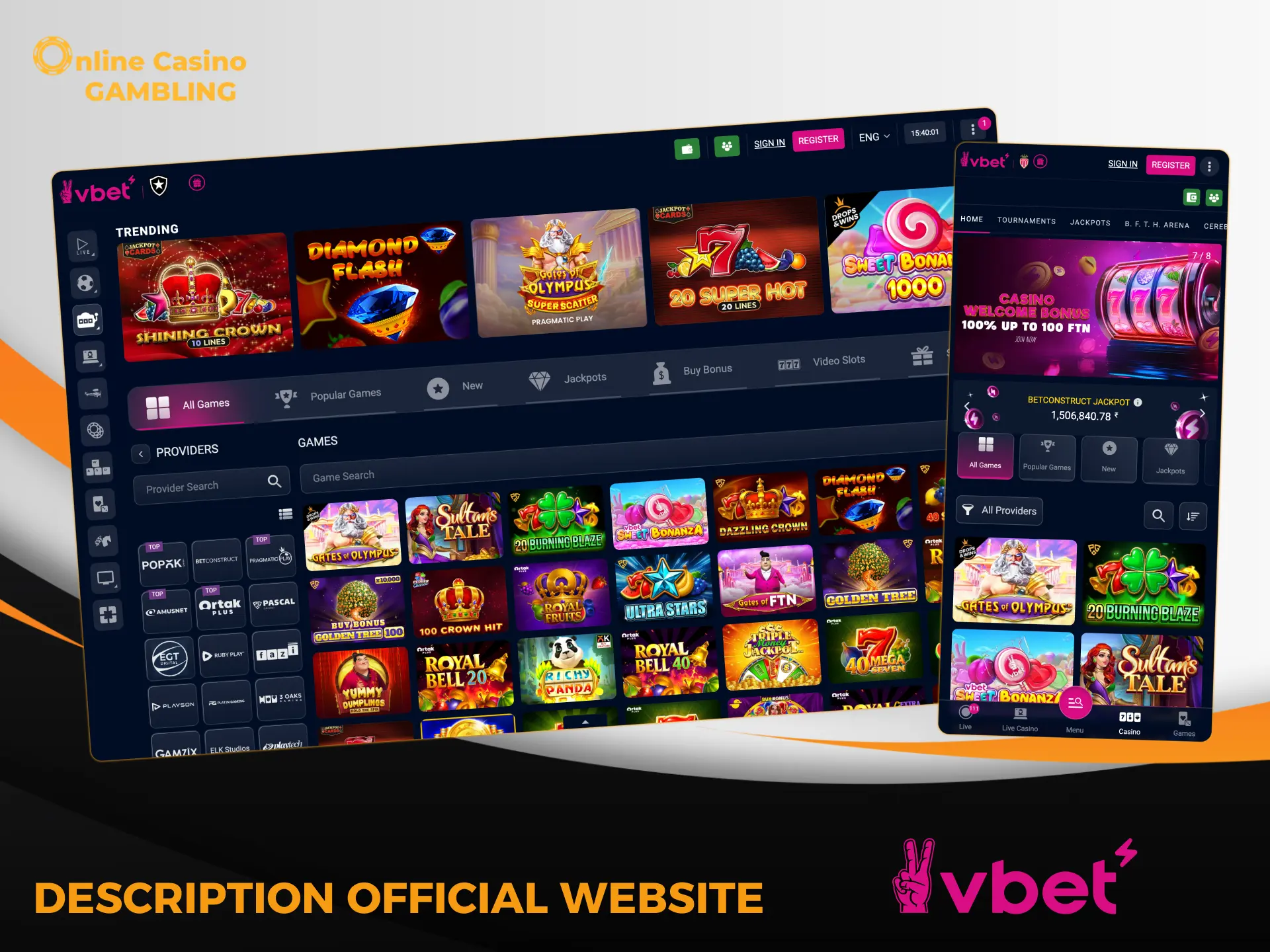 Visit the VBet website and explore casino, sports, and poker games.